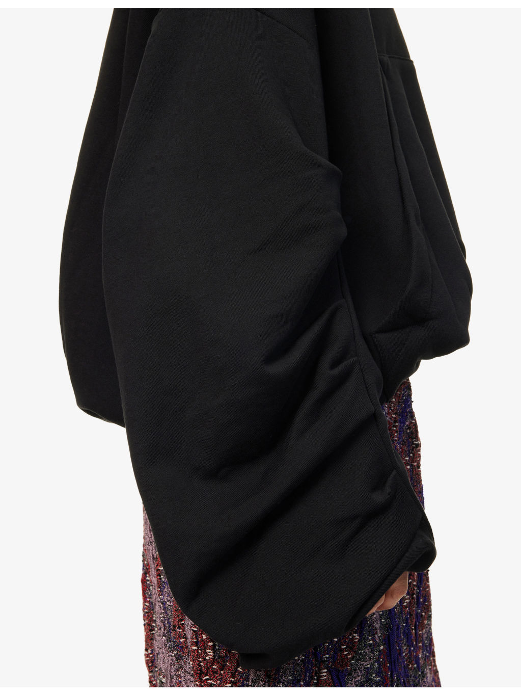 Hannett Oversized Ruched-Hem Cotton-Jersey Hoody - 5