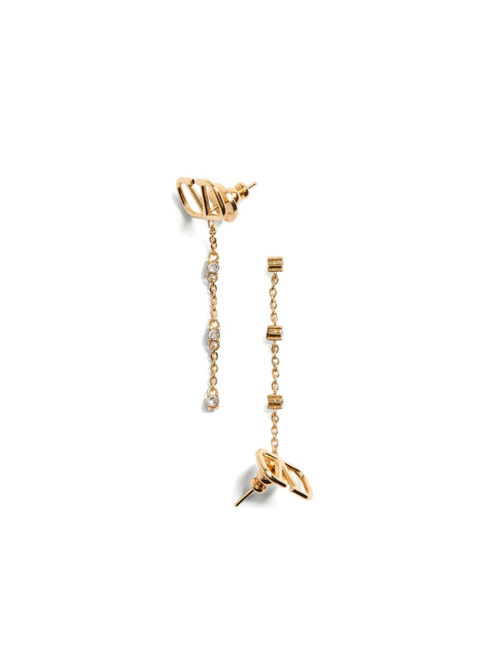 VLogo Signature drop earrings - 3