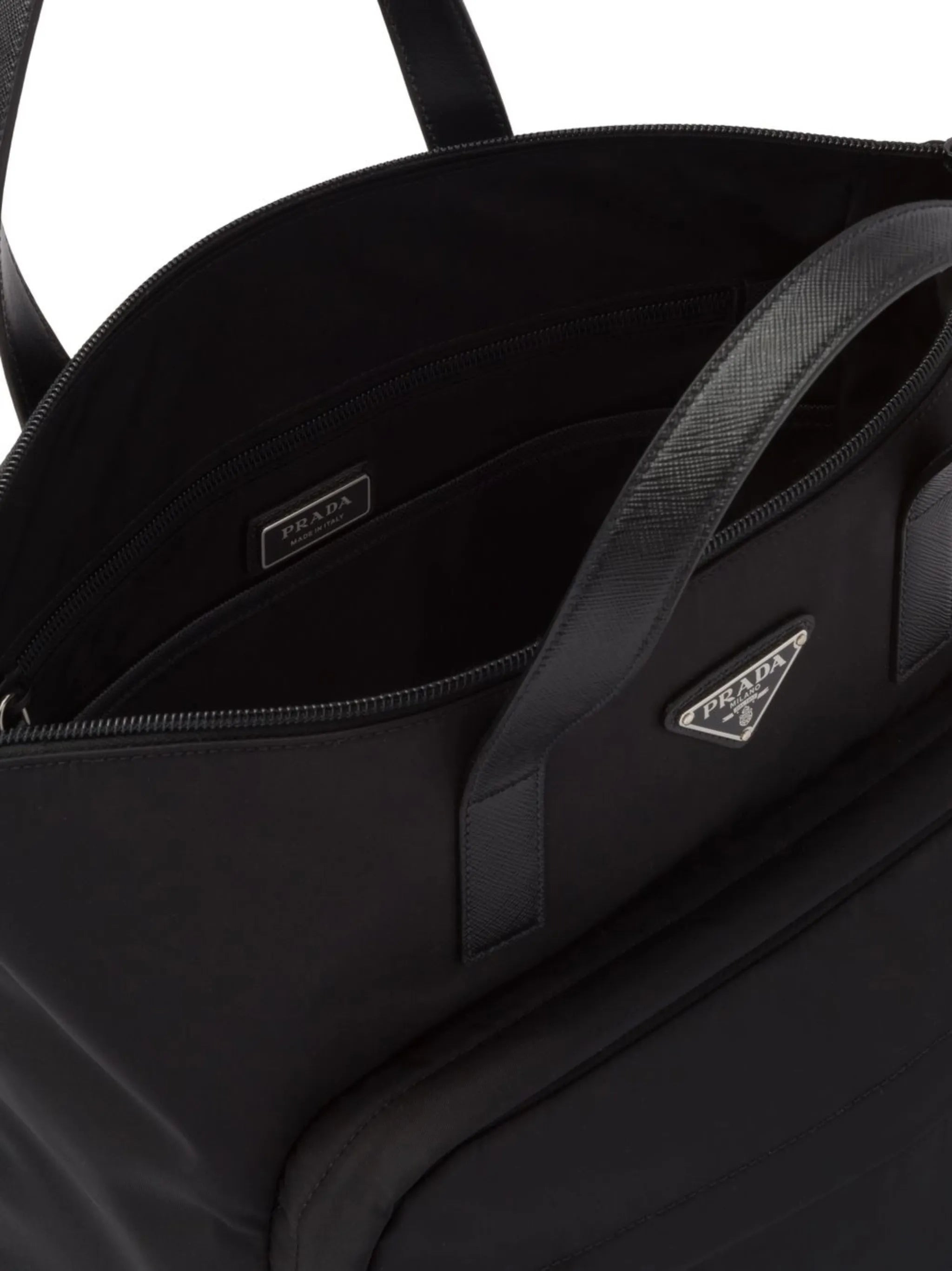 Re-Nylon Saffiano-leather tote bag - 5