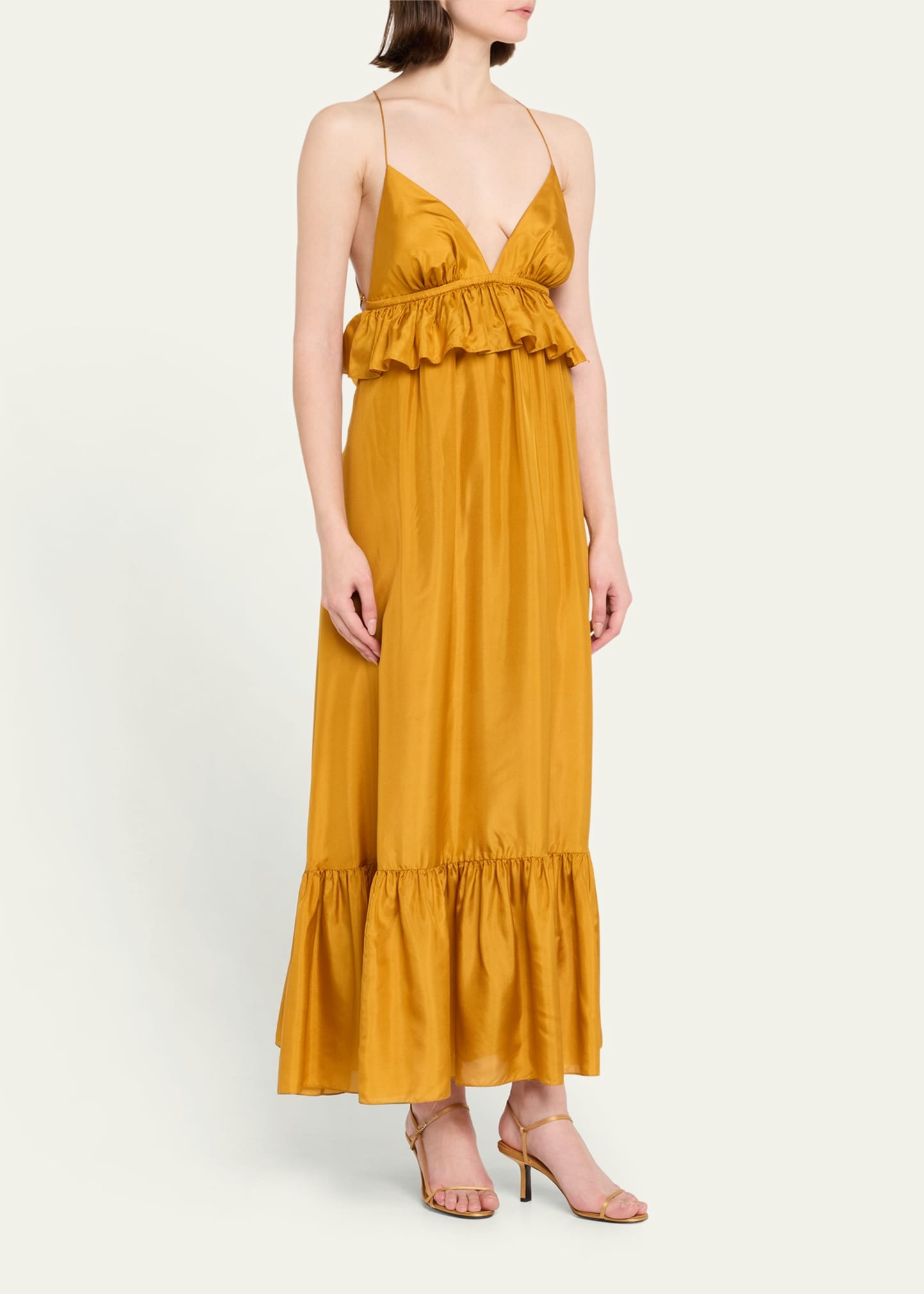 Rhiannon Ruffle Maxi Dress - 4