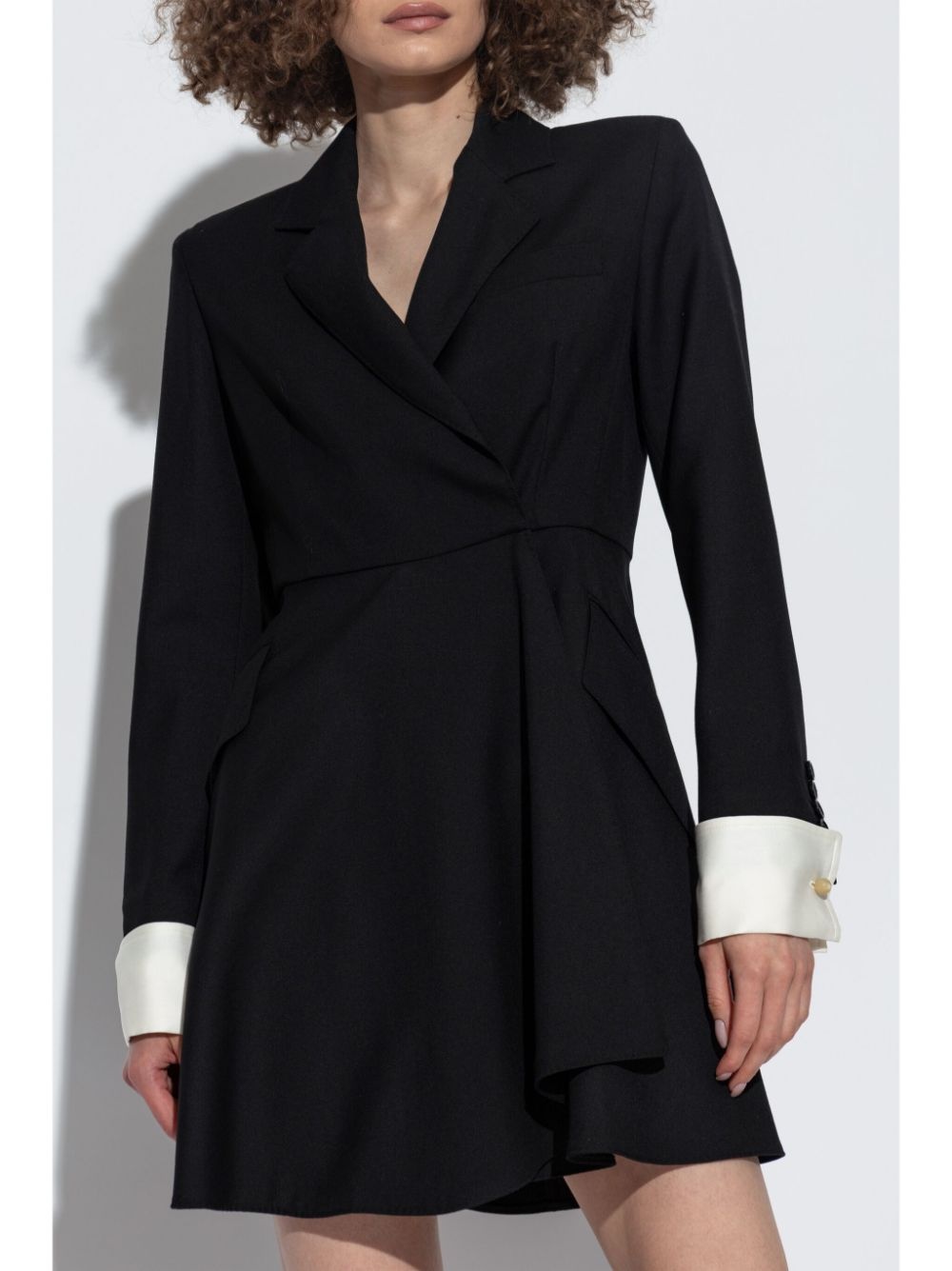 【送料&関税込】Max Mara Sella Dress Max Mara: Black Sella Midi Dress | SSENSE