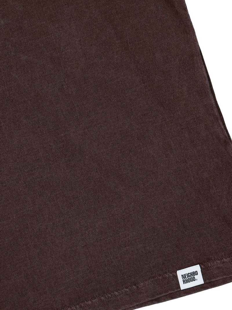 pigment-dyed crew-neck T-shirt 4