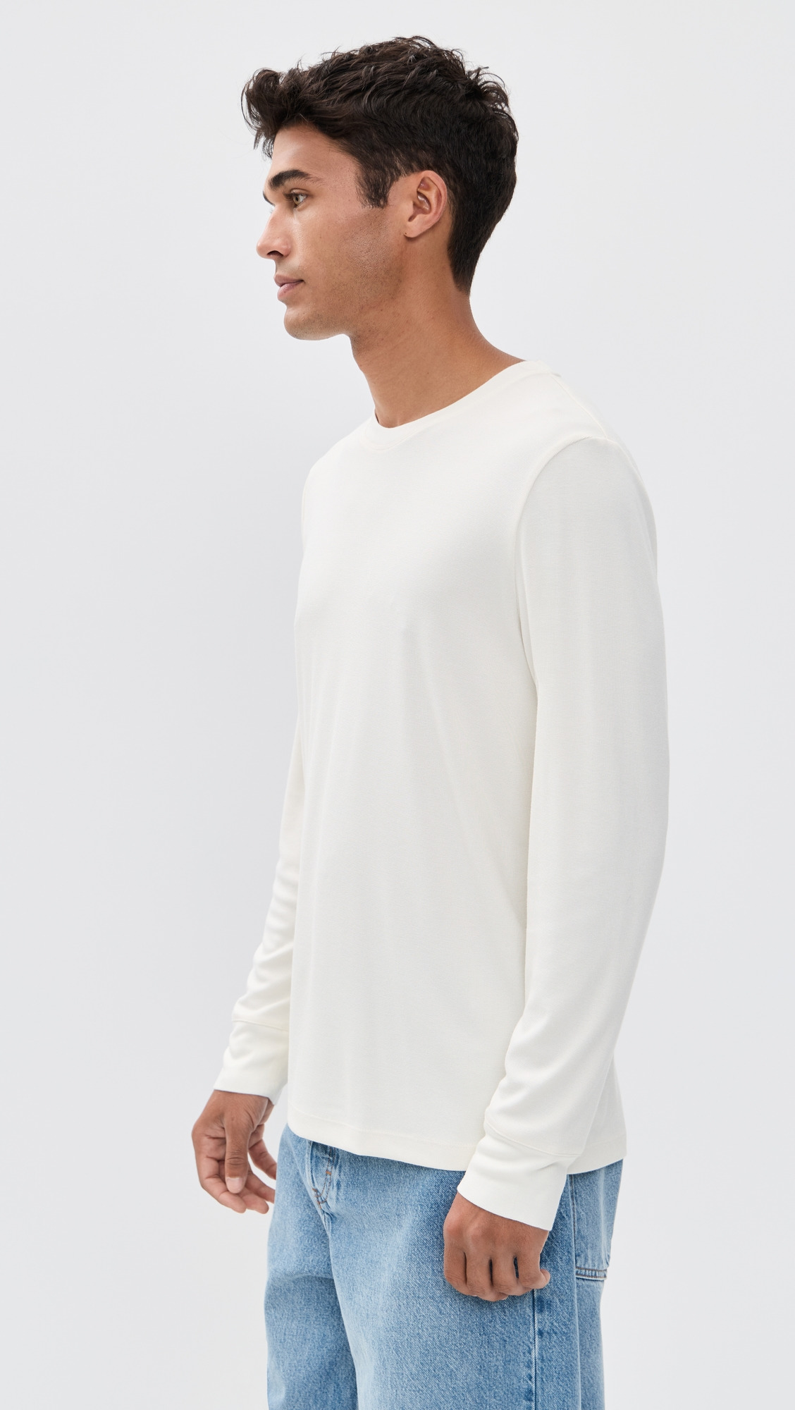 Essential Tee Long Sleeve in Anenome - 3