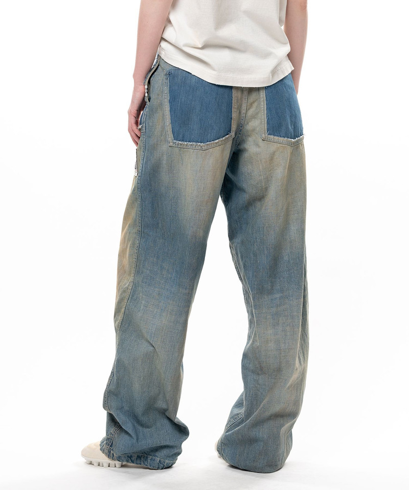 Cut-Out Pocket Denim Pants 12