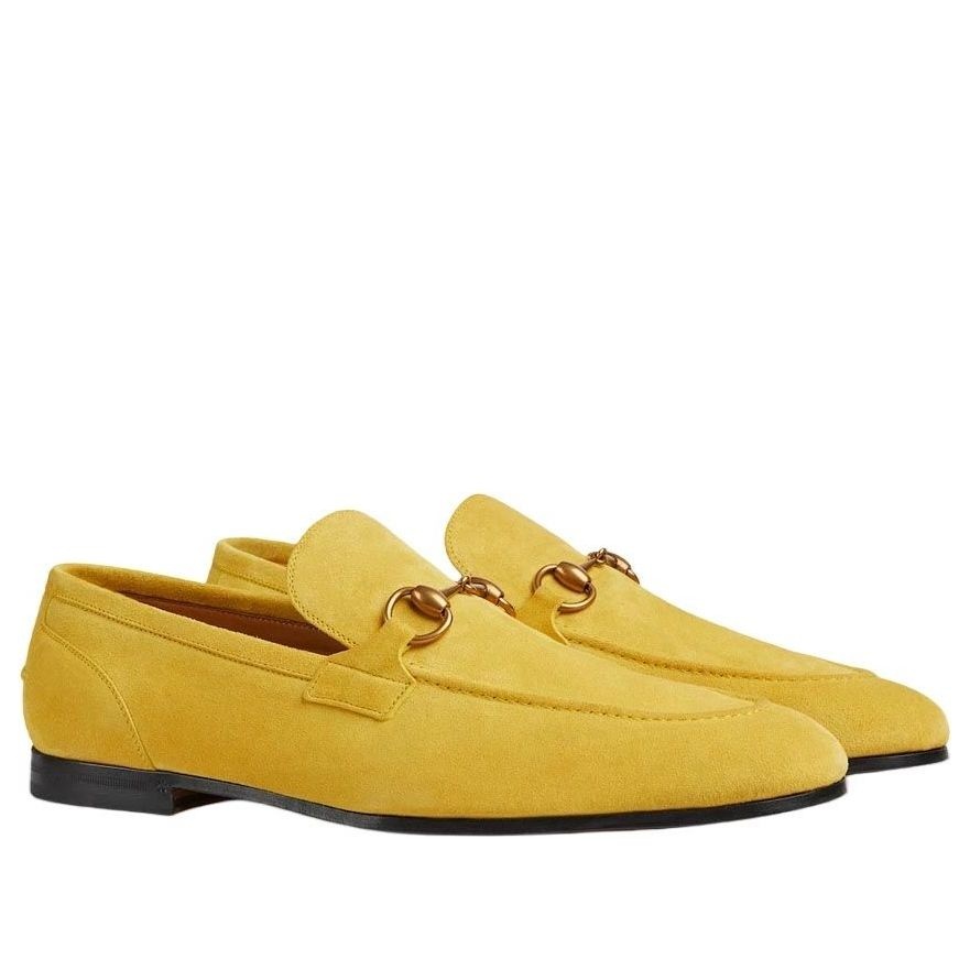 Gucci Jordaan Loafer 'Bright Yellow Suede Blake' 406994-CH000-7120 - 2
