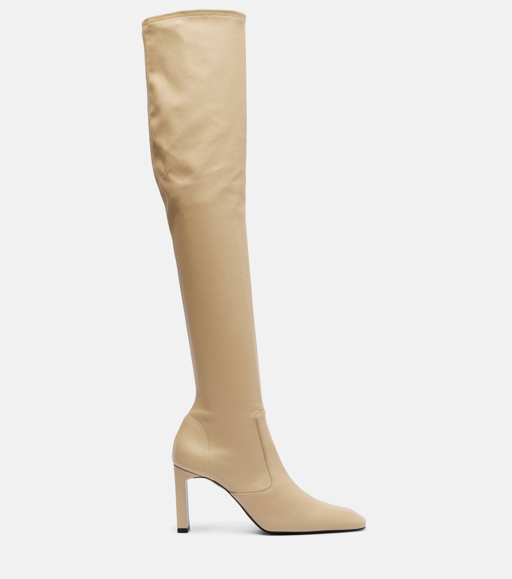 Leather over-the-knee boots - 4