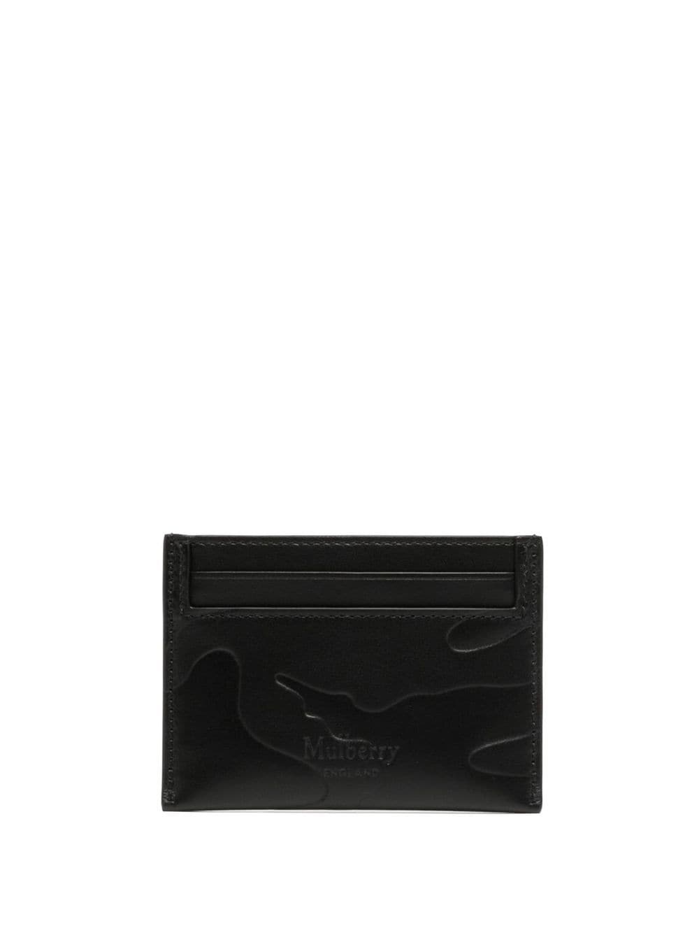 capo-embossed leather cardholder - 1