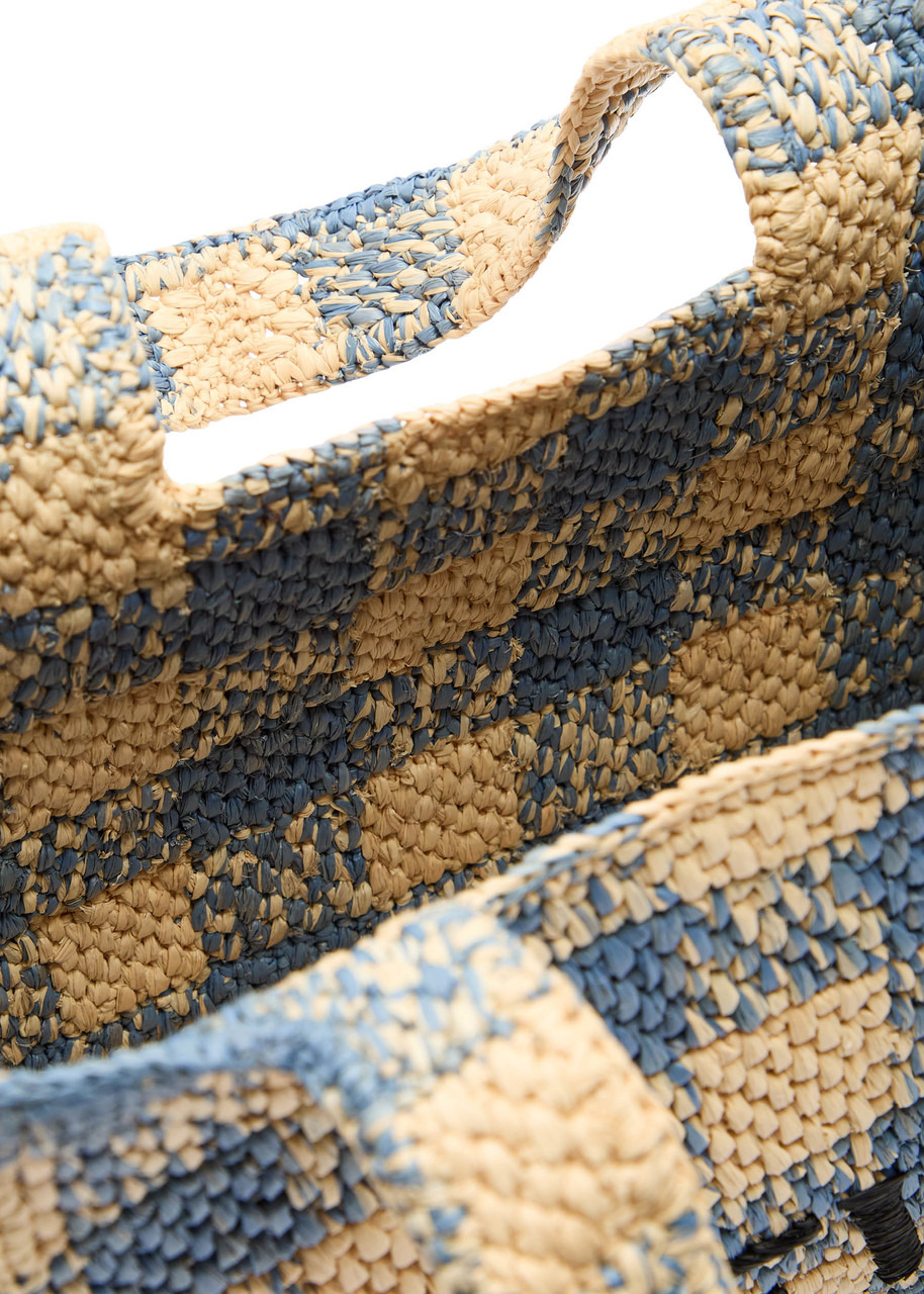 Loewe X Paula's Ibiza Font Raffia Tote bag - 7