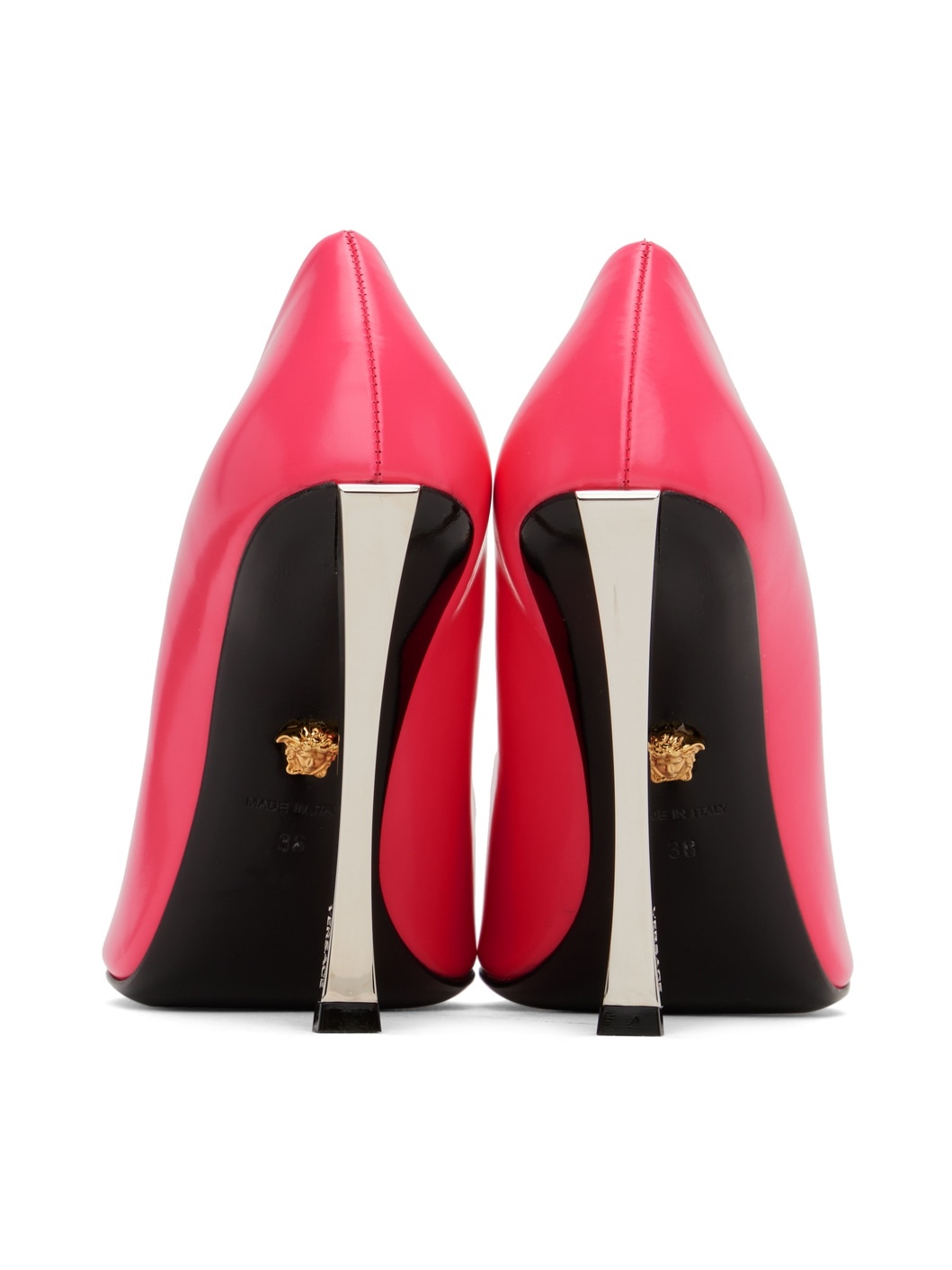 Pink Pin-Point Heels - 2