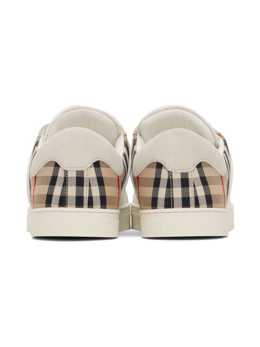 White Check Sneakers - 2