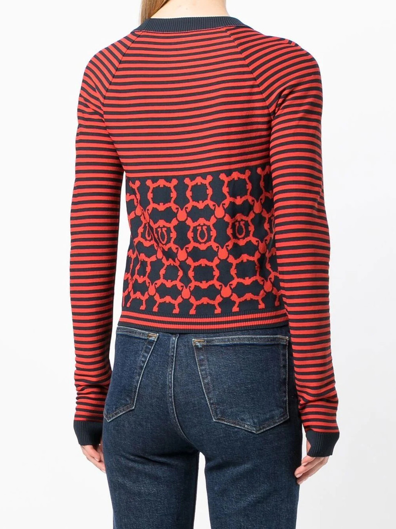 striped Gancini long-sleeve top 4