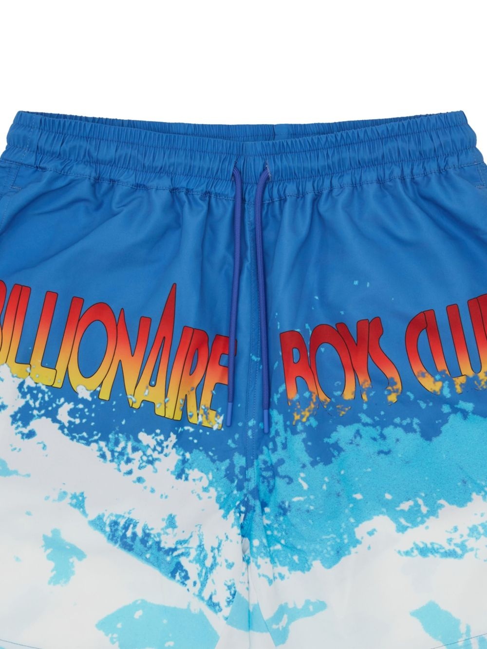 WAVE-PRINT SWIM SHORTS - 3