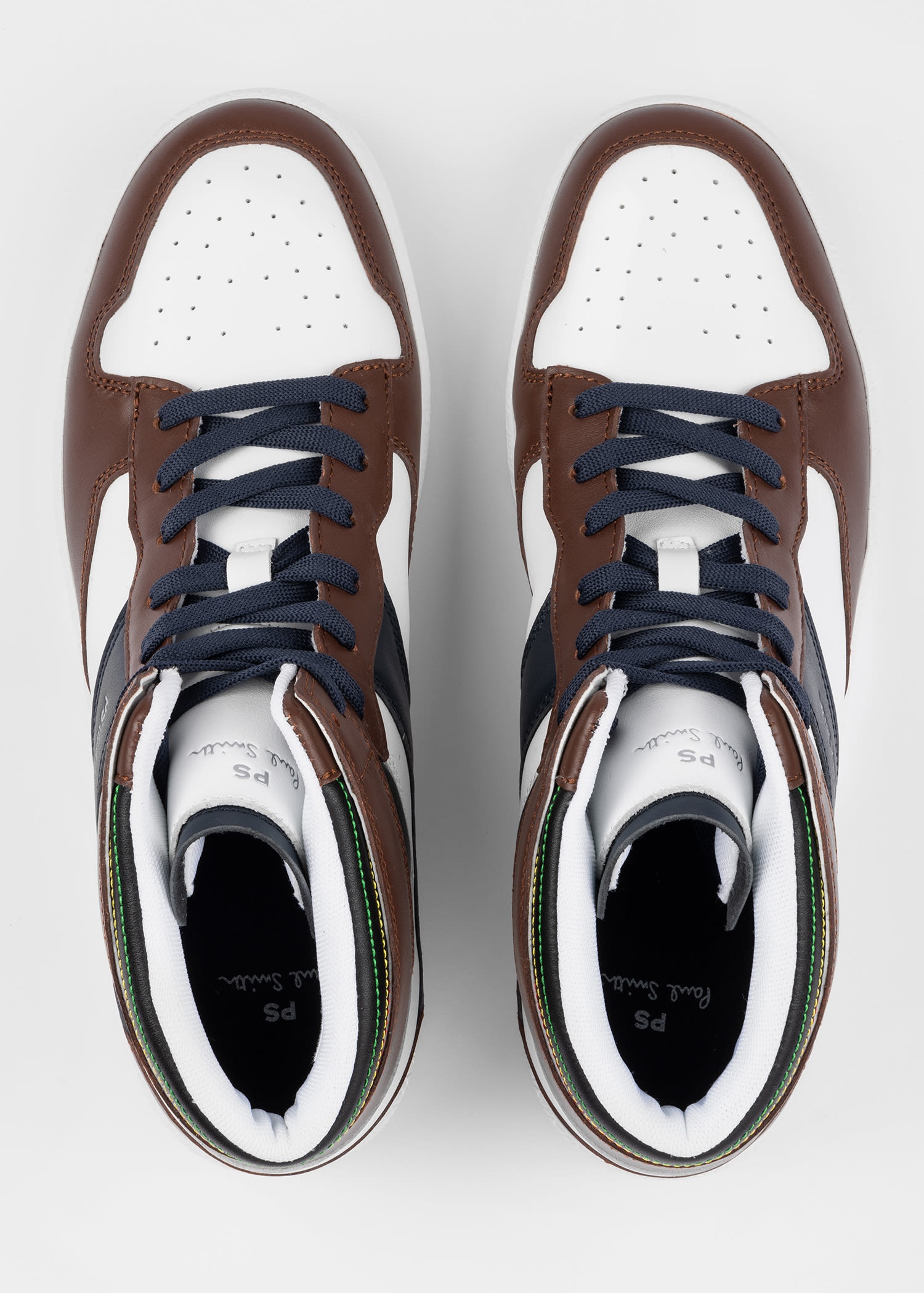 Leather 'Liston' High-Top Trainers - 5