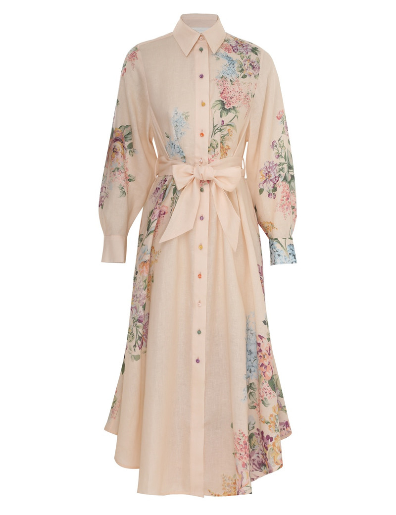 HALLIDAY TUCKED SHIRT DRESS 1