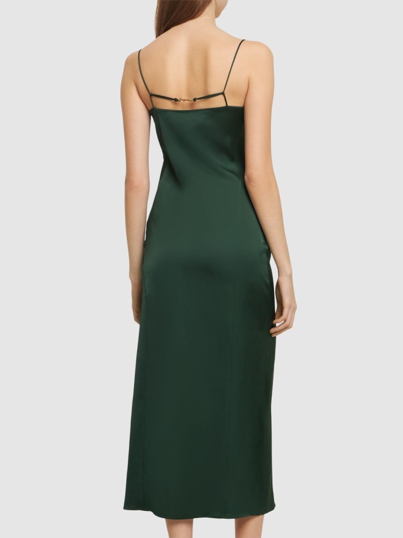 La Robe Notte satin midi dress - 3