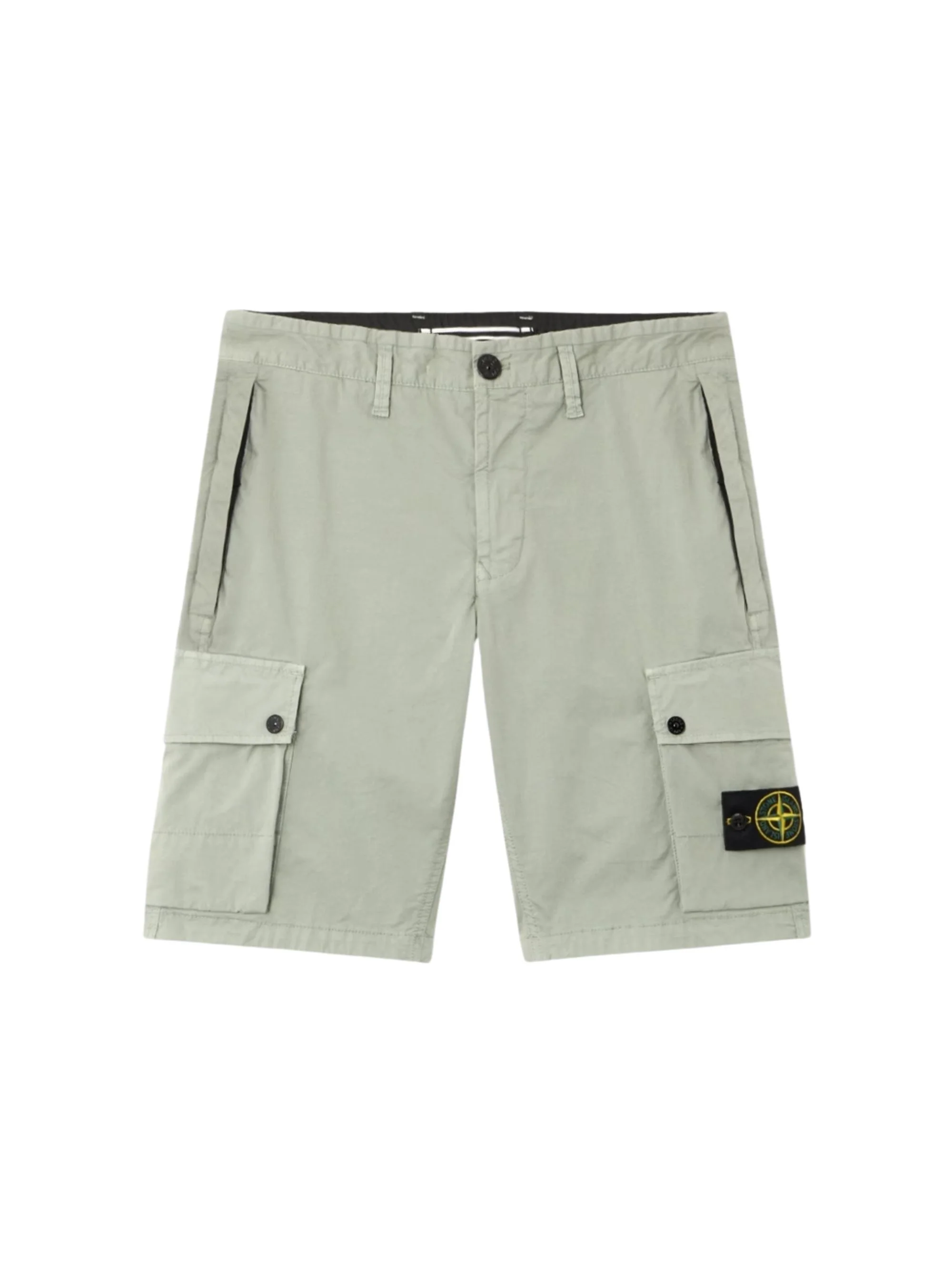 Cotton twill shorts - 1