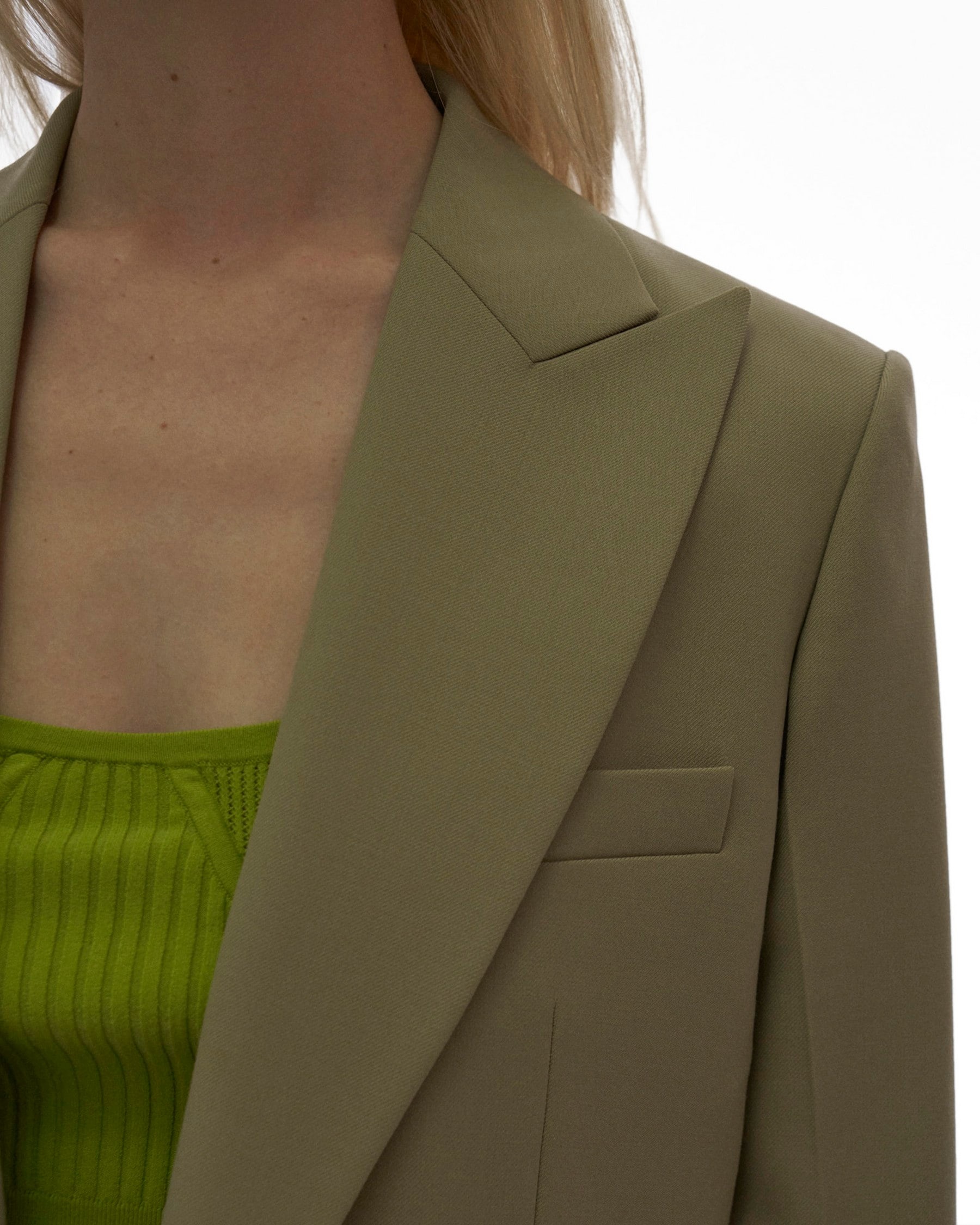 STRETCH WOOL BLAZER - 6