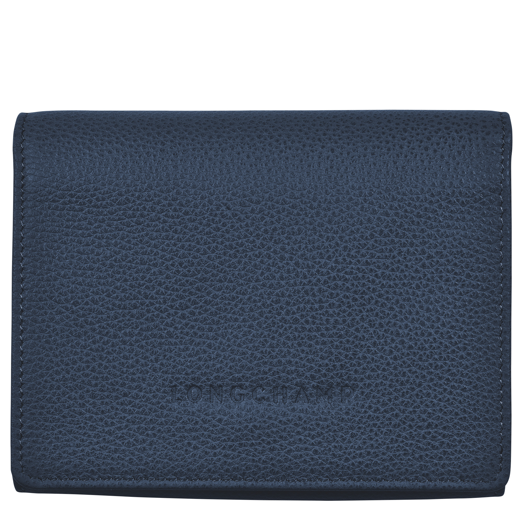 Le Foulonné Wallet Navy - Leather - 1