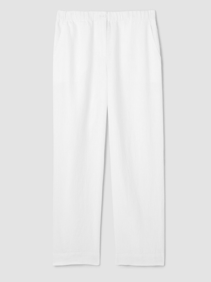 Heavy Organic Linen Full-Length Straight Pant 1