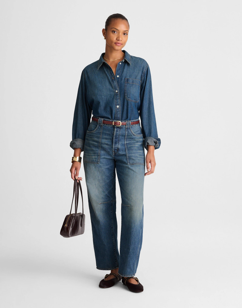 The Curvy Darted Barrel-Leg Jean 2