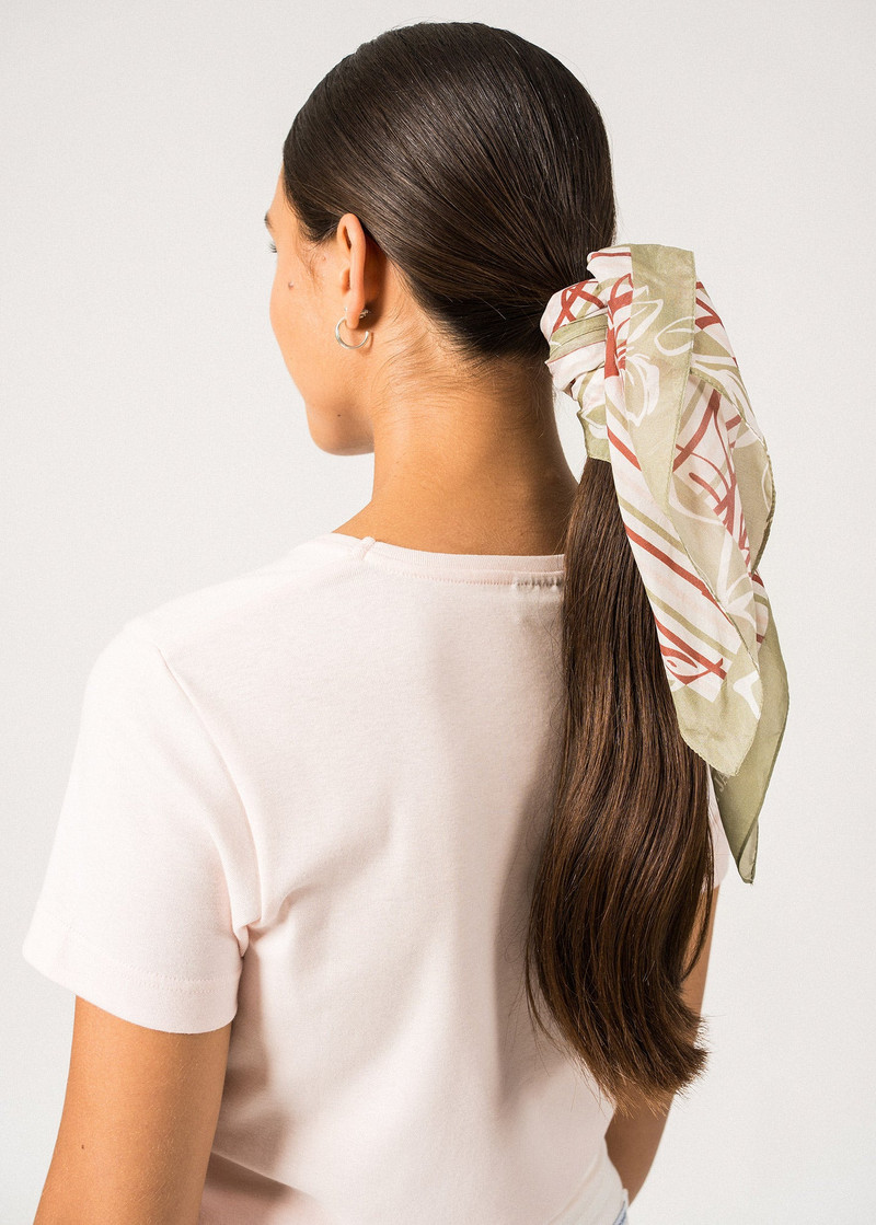 CARRE FLORAL Square Scarf 3