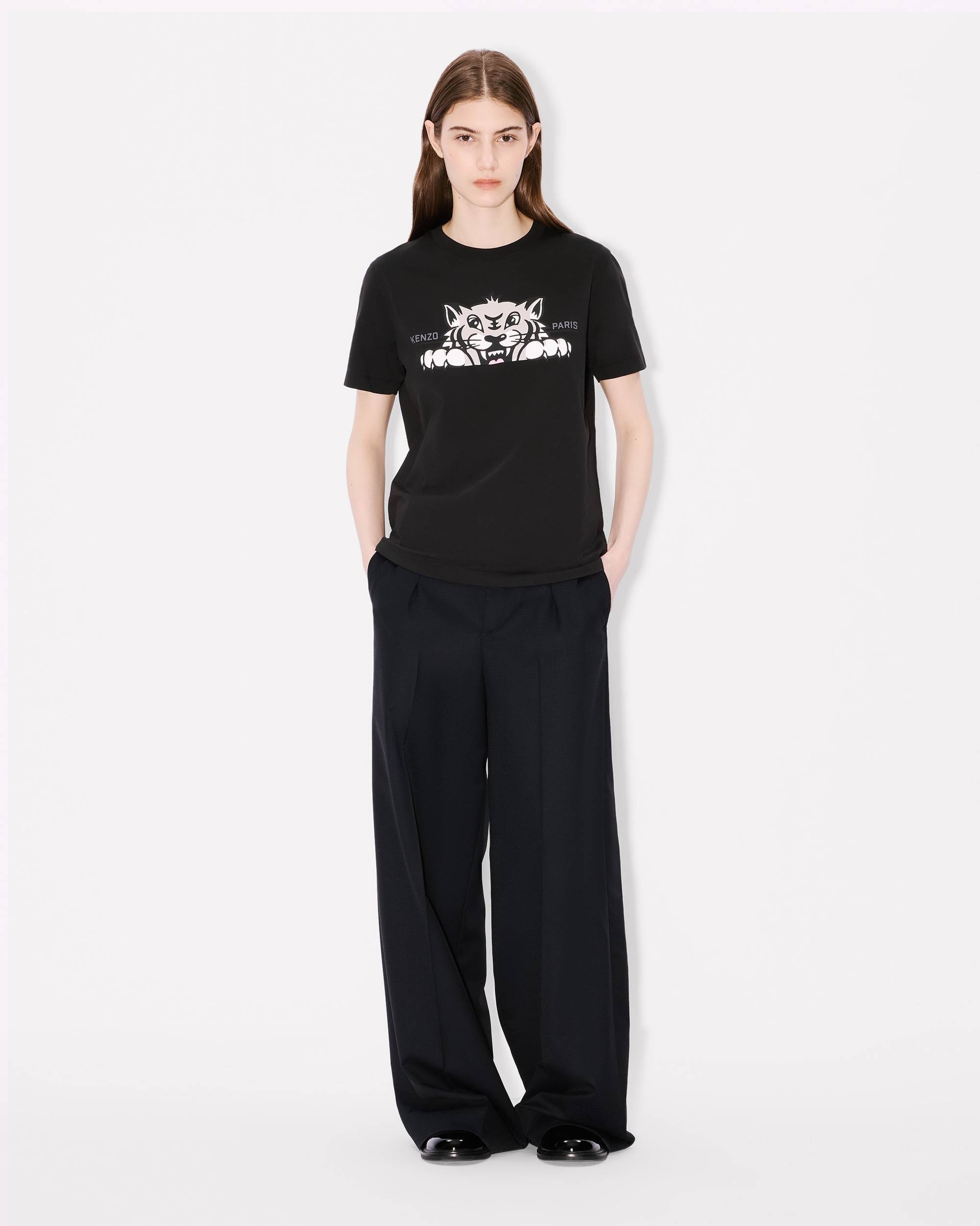 'KENZO Happy Tiger' loose T-shirt in cotton - 5