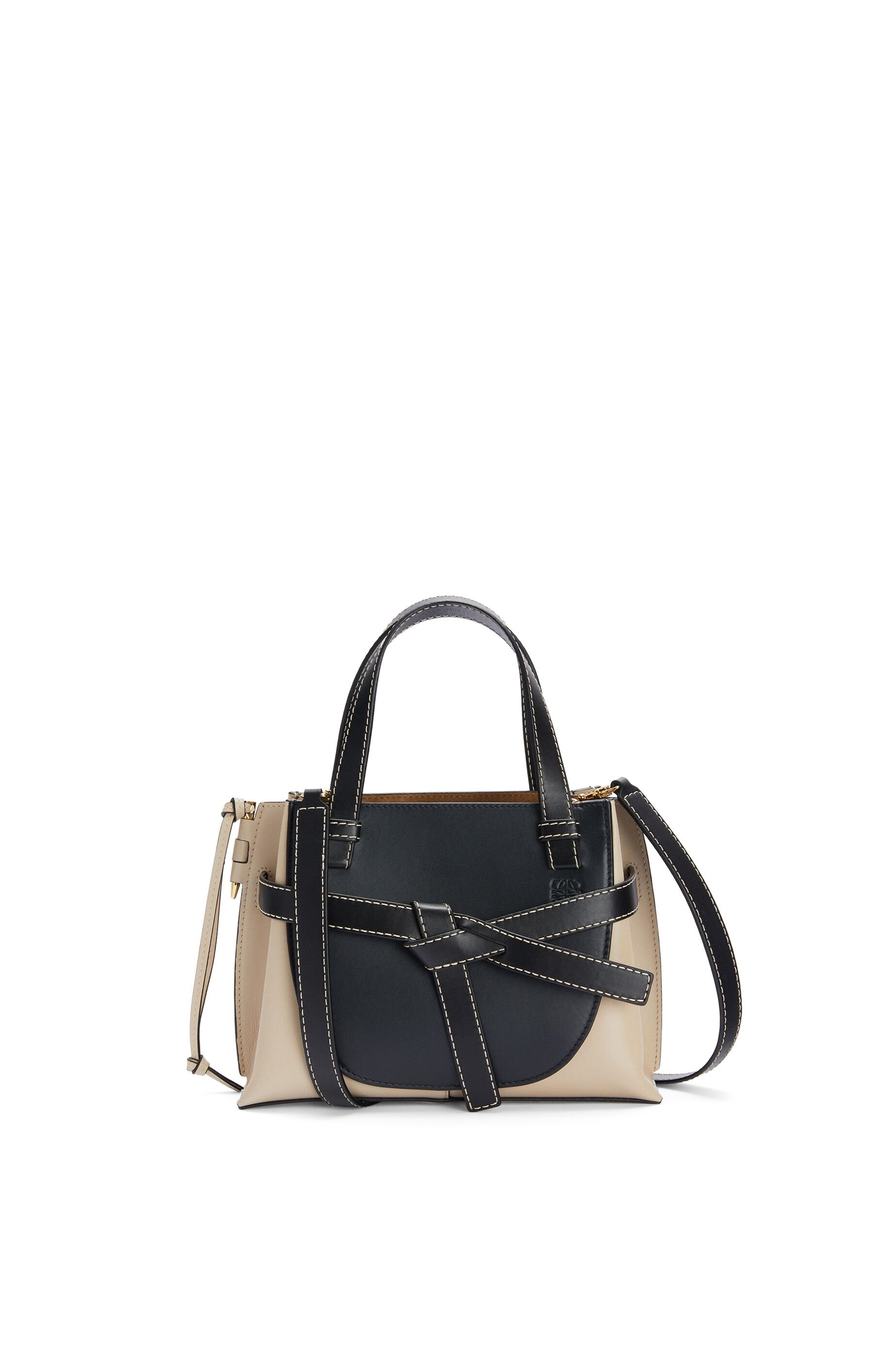 Mini Gate Top Handle bag in soft calfskin - 1