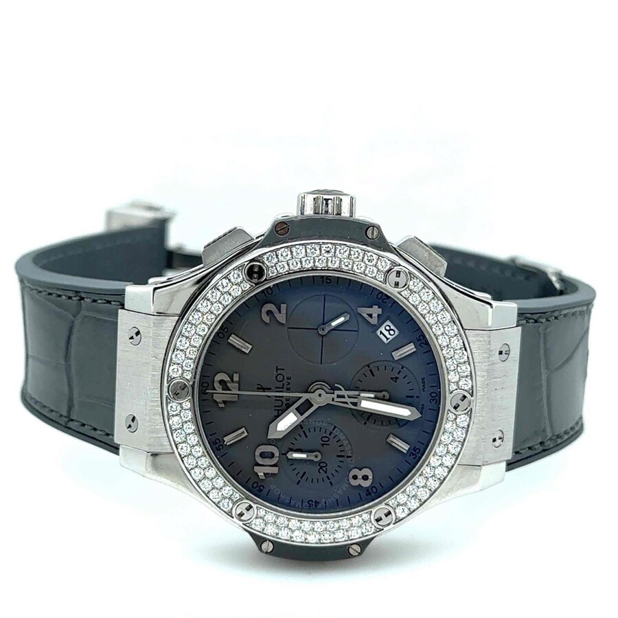 Pre-owned Hublot Earl Grey Chronograph Grey Dial Men's Watch 342.ST.5010.LR.1104 - 5