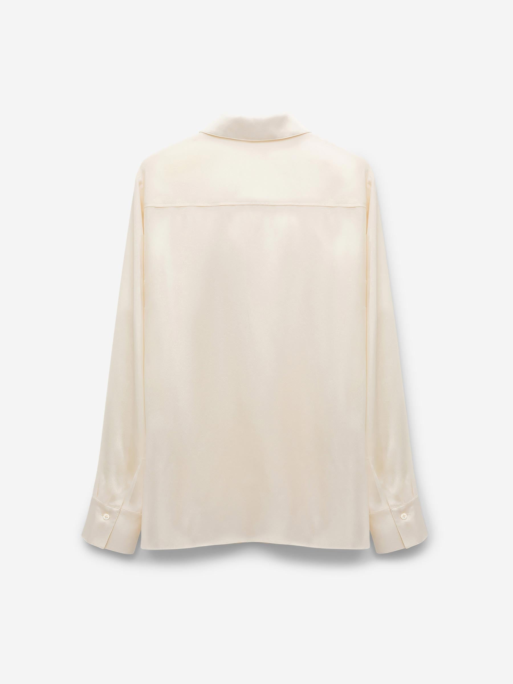 SILK SATIN BLOUSE - 3