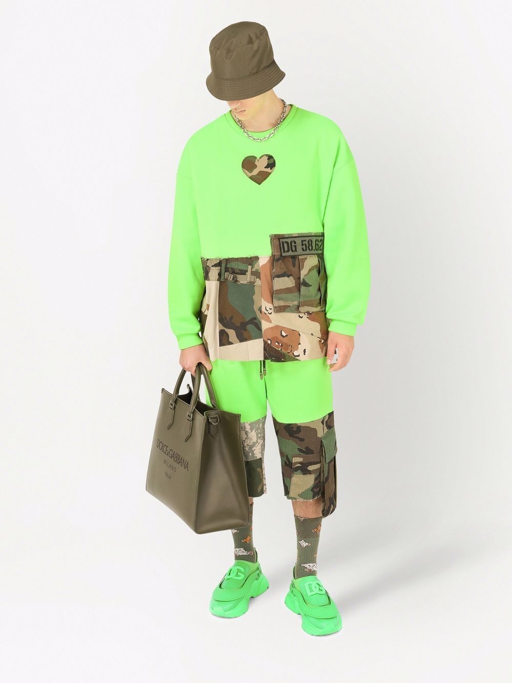 camouflage-print cargo shorts - 2