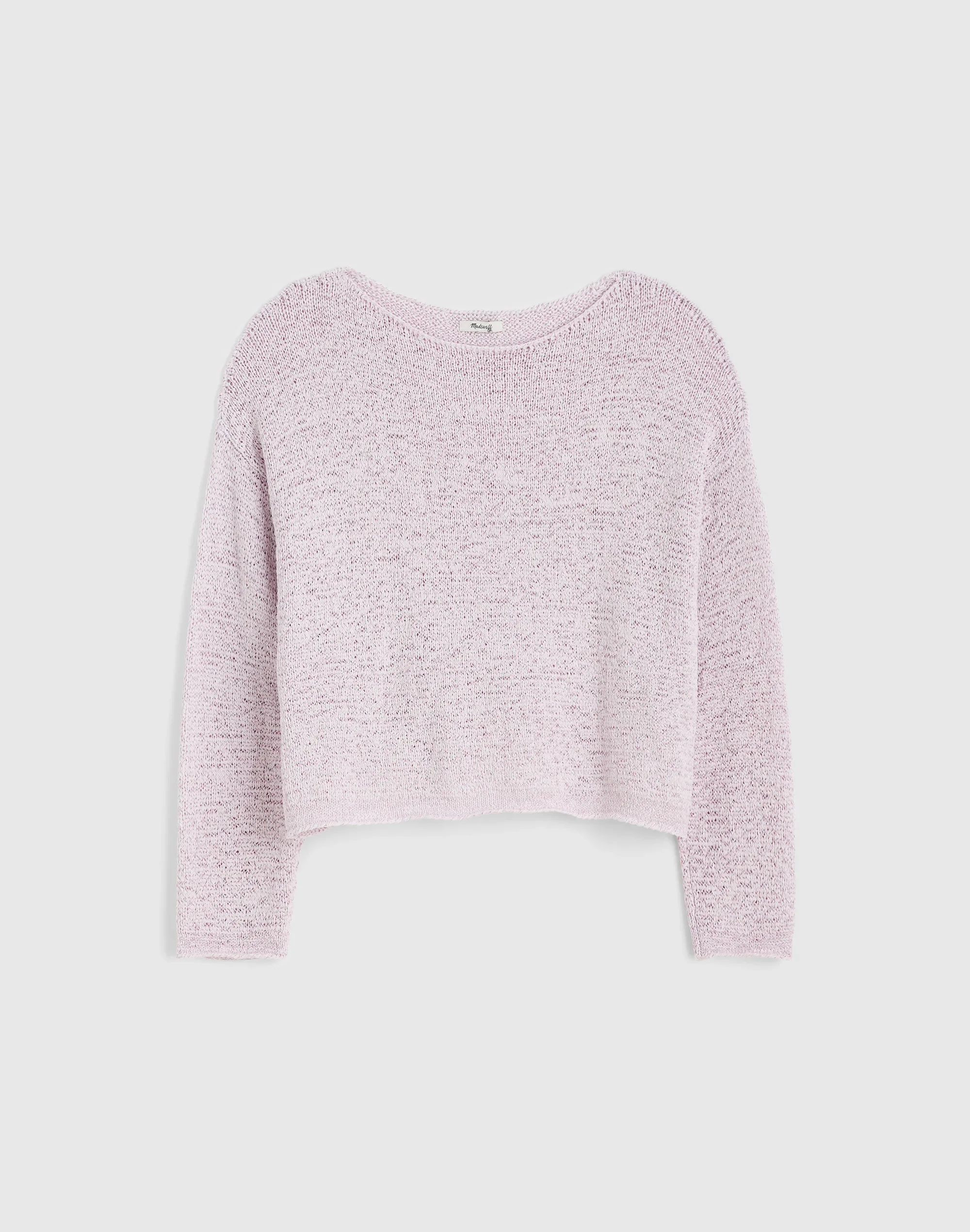Boatneck Pullover Sweater - 1
