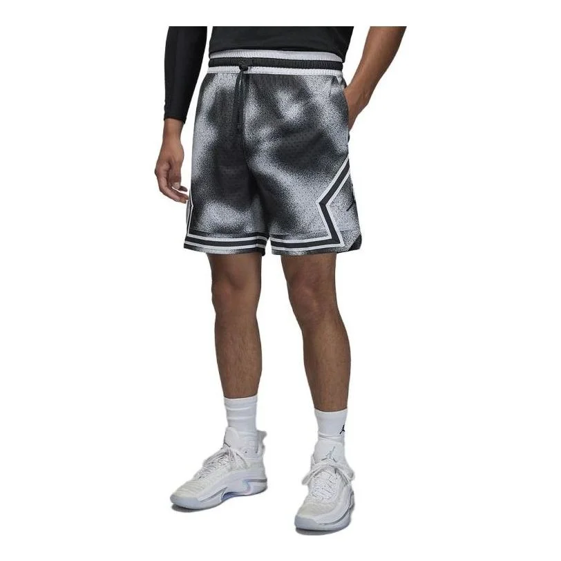 Air Jordan Dri-fit Sport Diamond Pattern Shorts 'Black Wolf Gray Wolf Gray' FB7577-070 - 1
