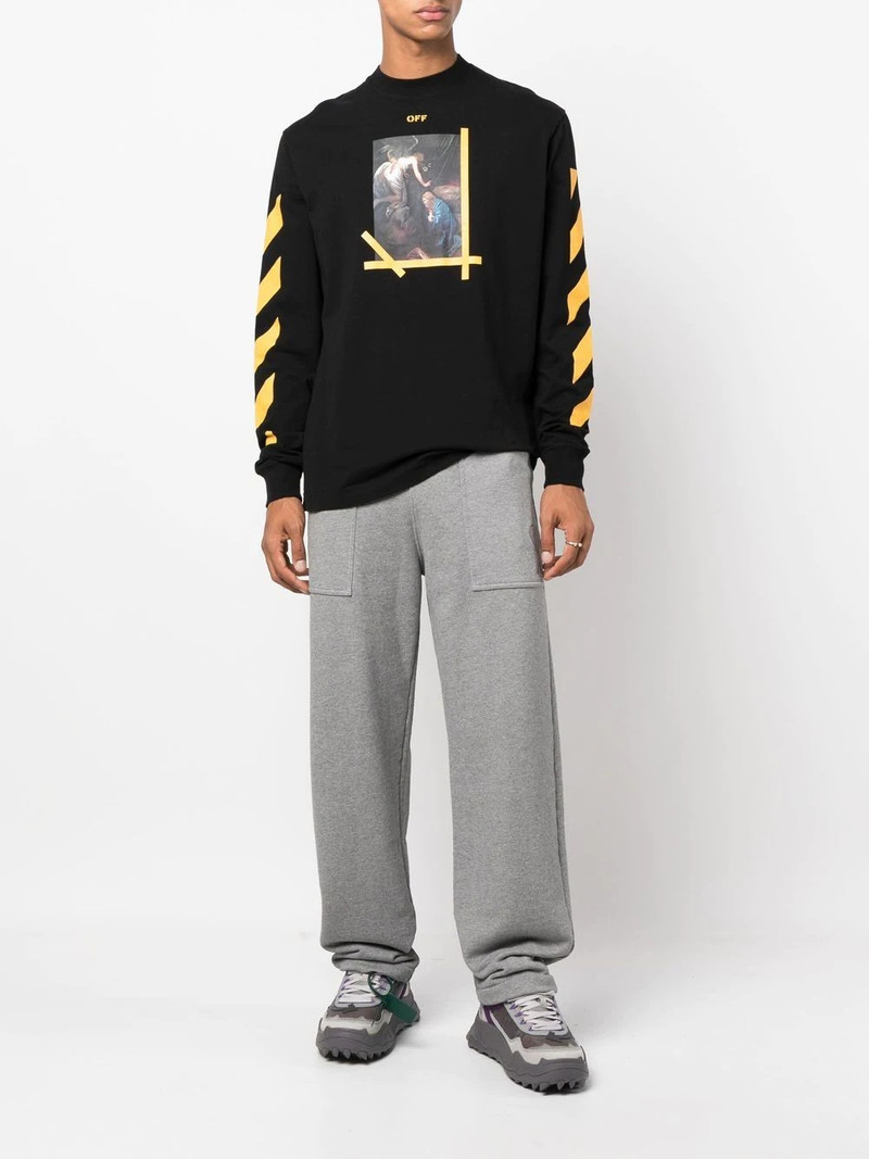 Off-White Caravaggio painting cotton T-shirt outlook