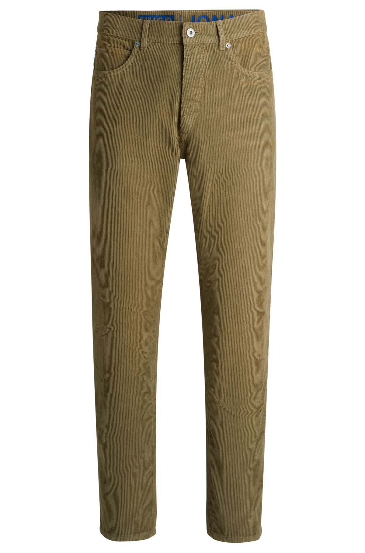 REGULAR-FIT JEANS IN COLORED COTTON CORDUROY - 1