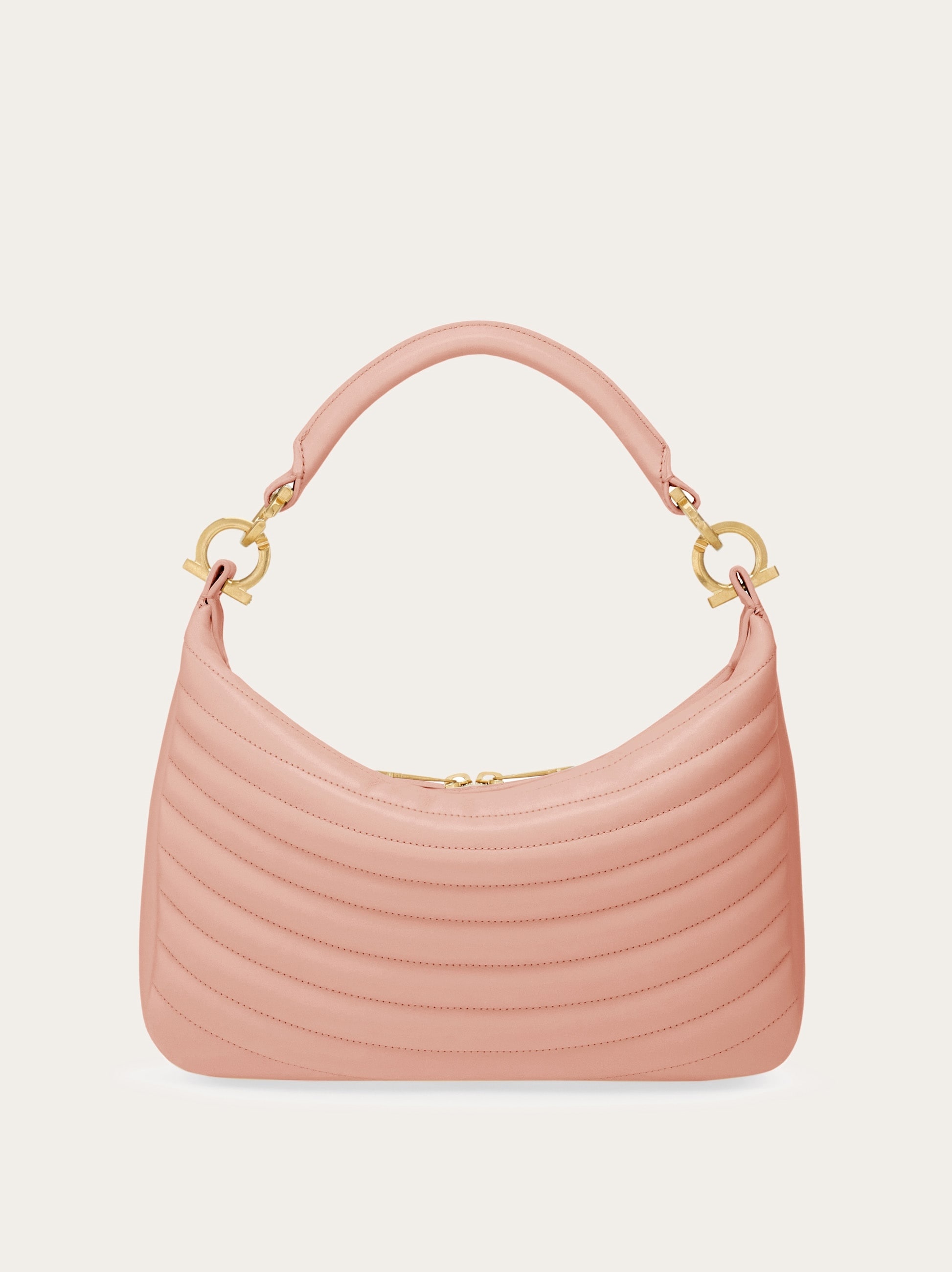 【FERRAGAMO】 Medium Quilted Crossbody Bag Ferragamo Medium Quilted Shoulder Bag | Black | FARFETCH