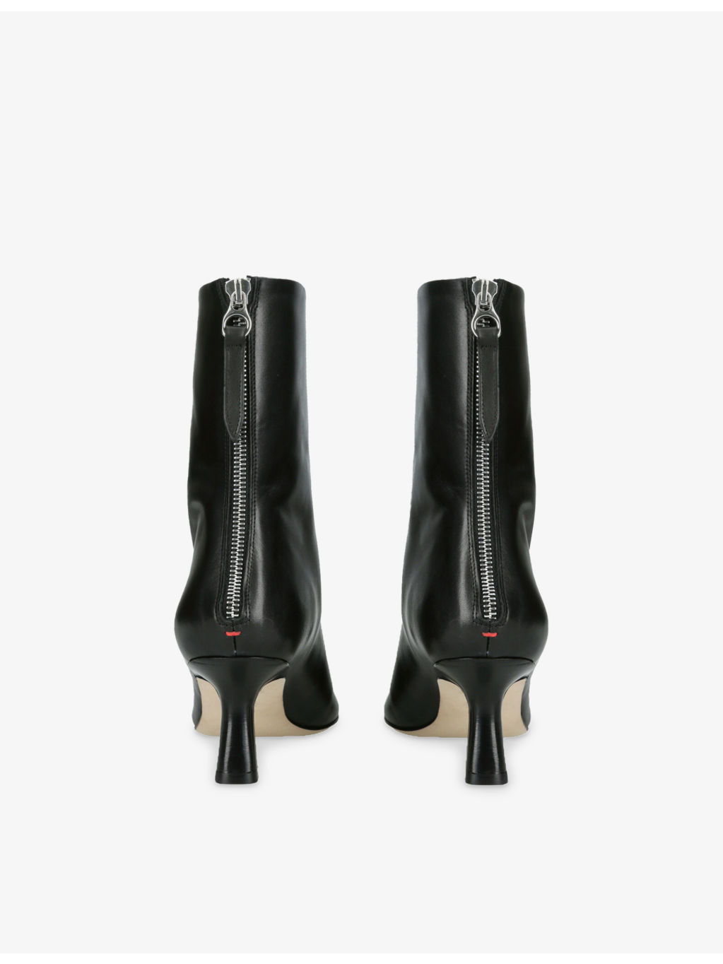 Elina Leather Heeled Ankle Boots - 4