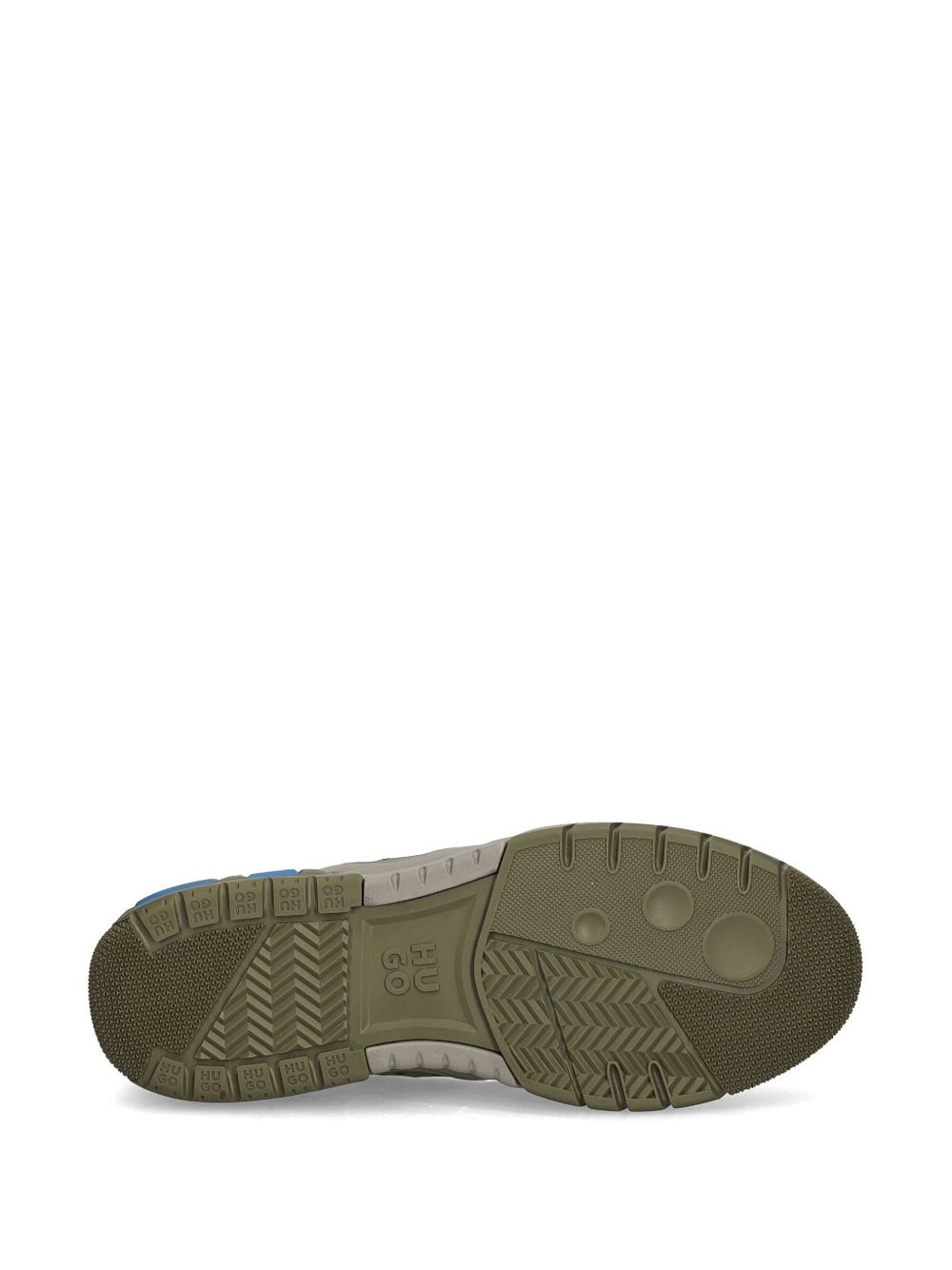 faux-leather sneakers - 5