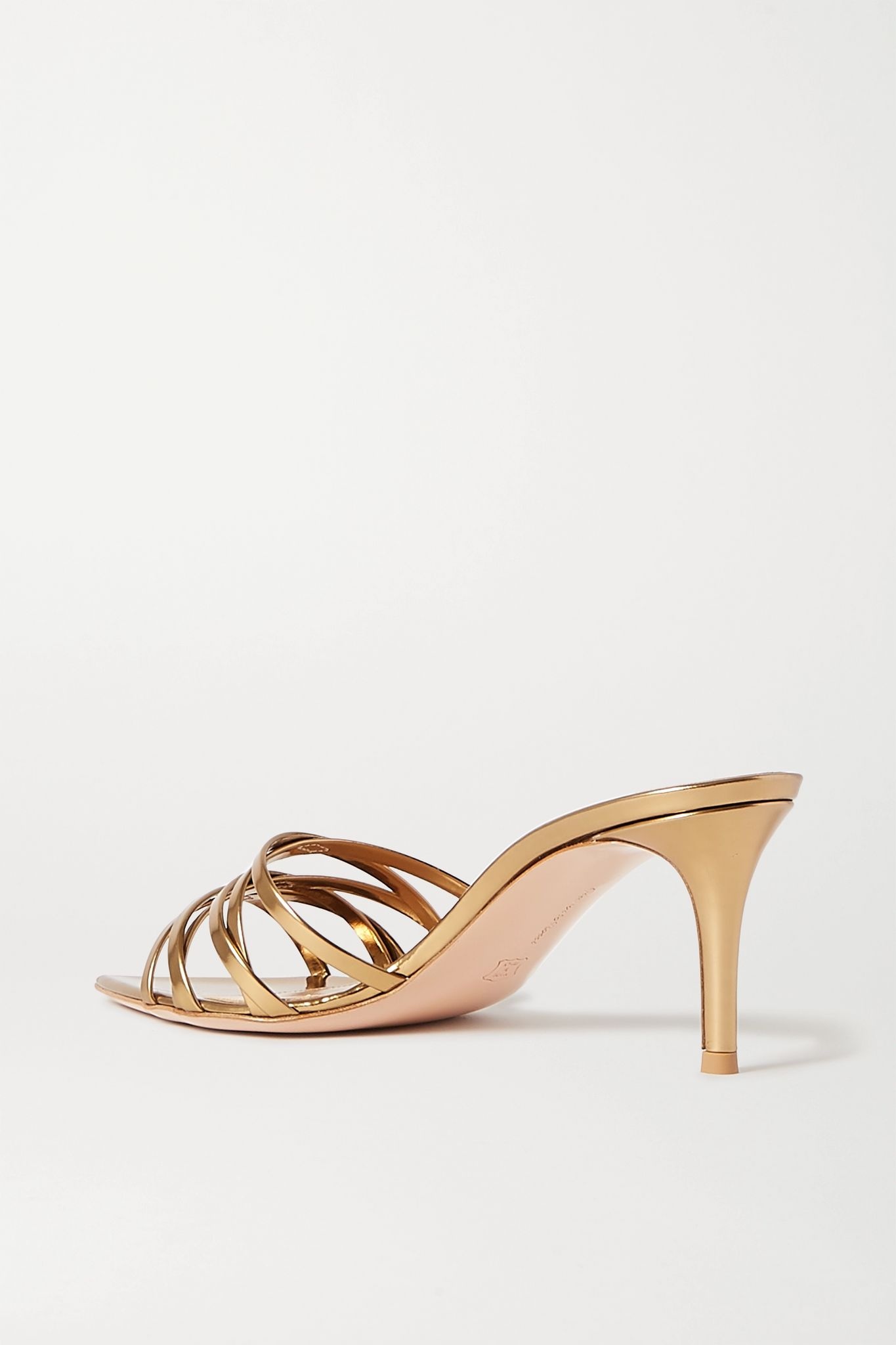 Lita 70 metallic leather sandals - 4