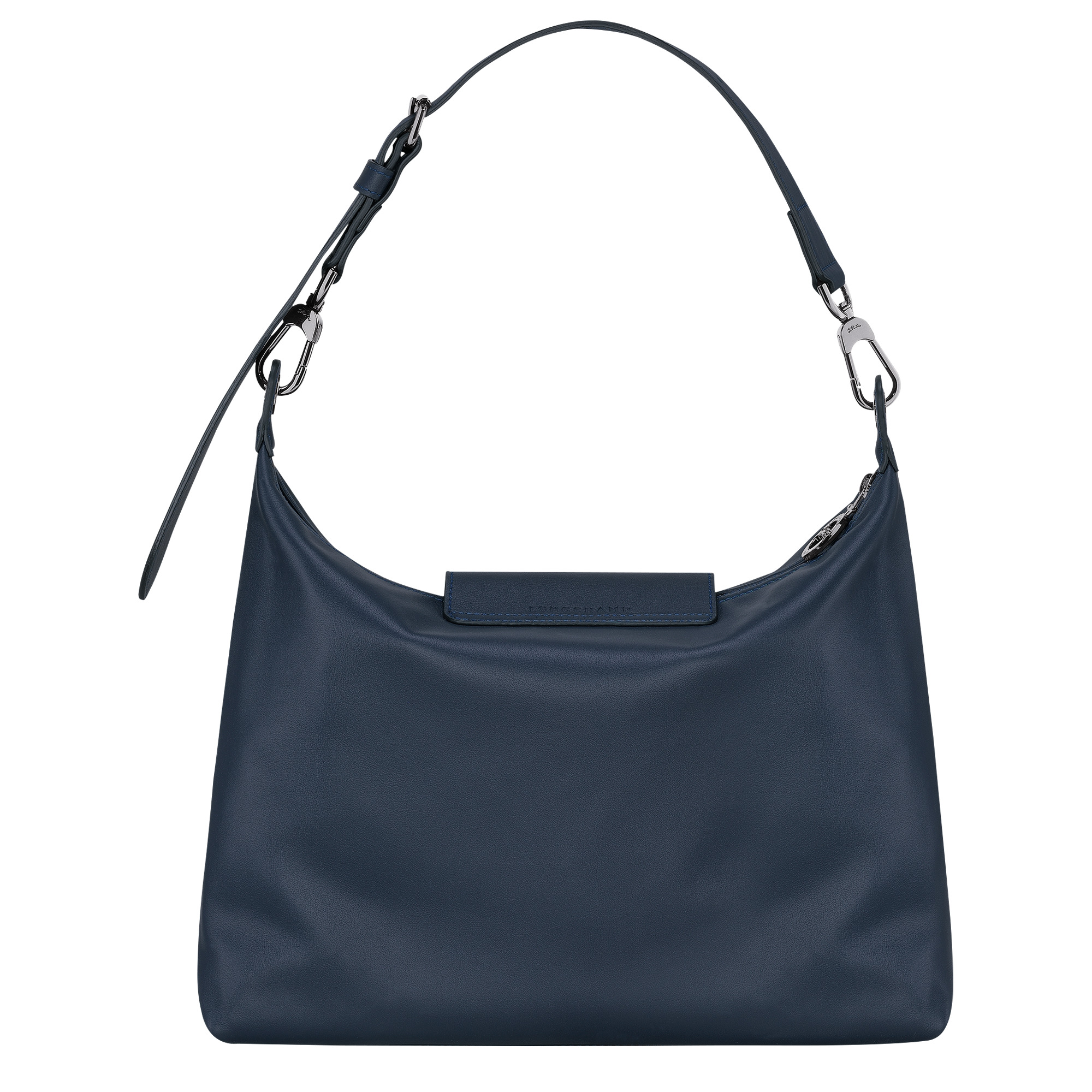 Le Pliage Xtra M Hobo bag Navy - Leather - 4