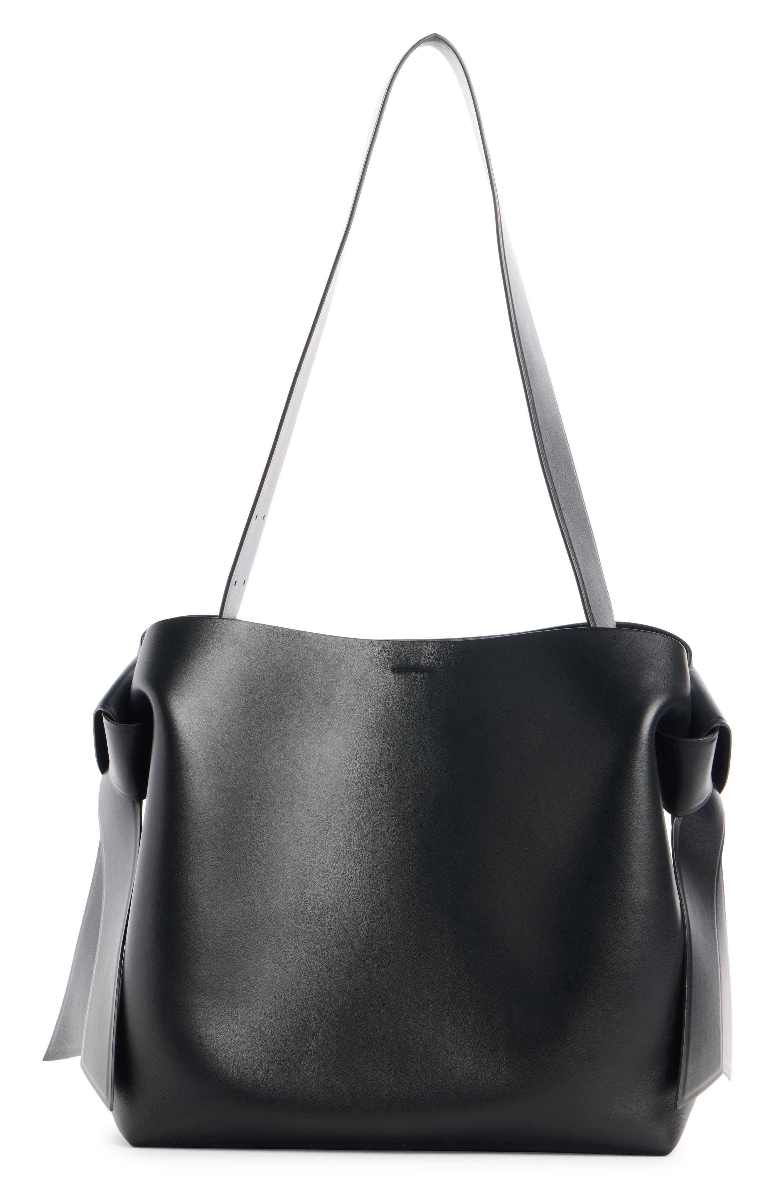 Acne Studios Midi Musubi Leather Bag in Black at Nordstrom - 3