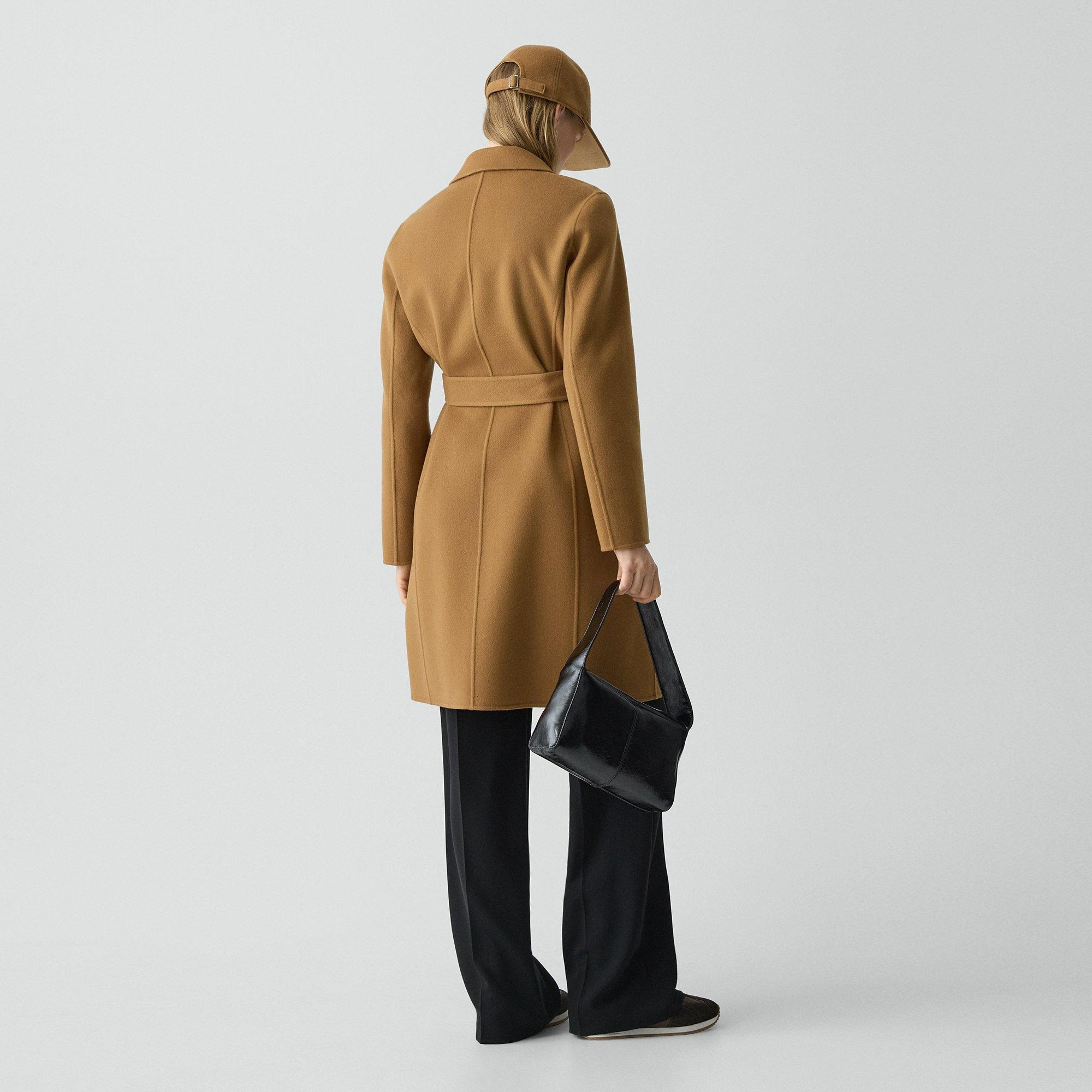 Belted Coat in Double-Face Wool-Cashmere - 4