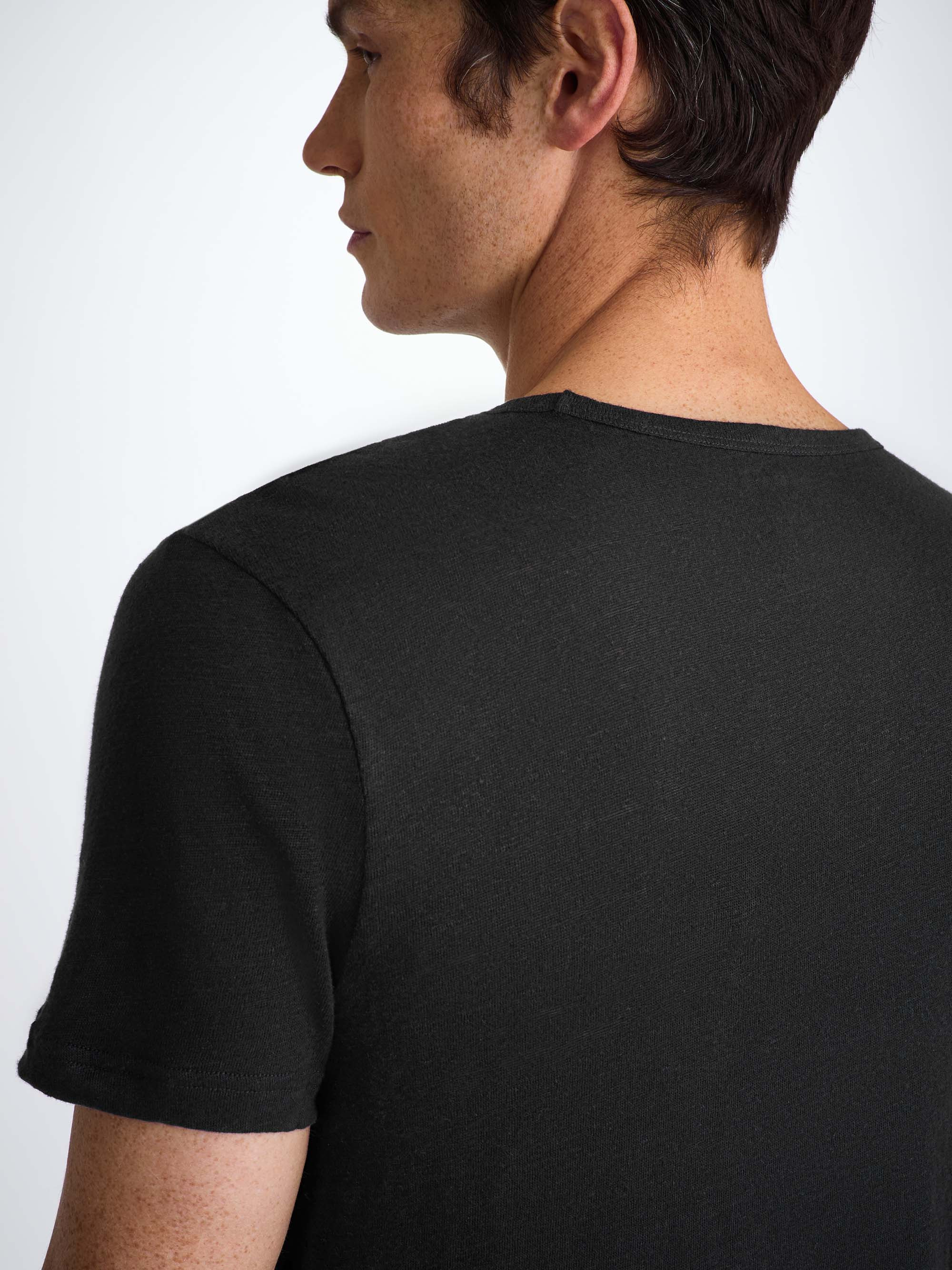 Men's T-Shirt Jordan Linen Black - 5