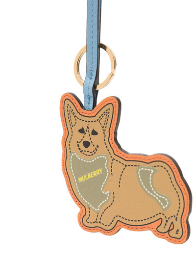 Mulberry corgi leather keyring outlook