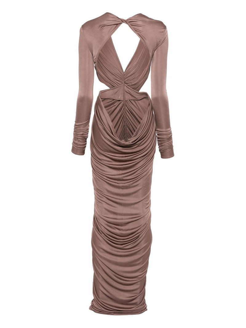 Rick Owens Lilies cut-out draped dress outlook