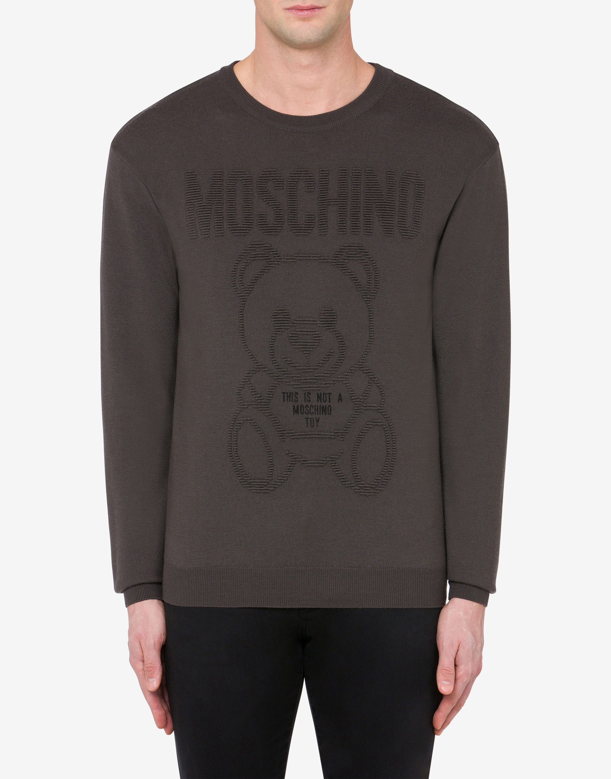 WOOL MOSCHINO TEDDY BEAR PULLOVER - 2