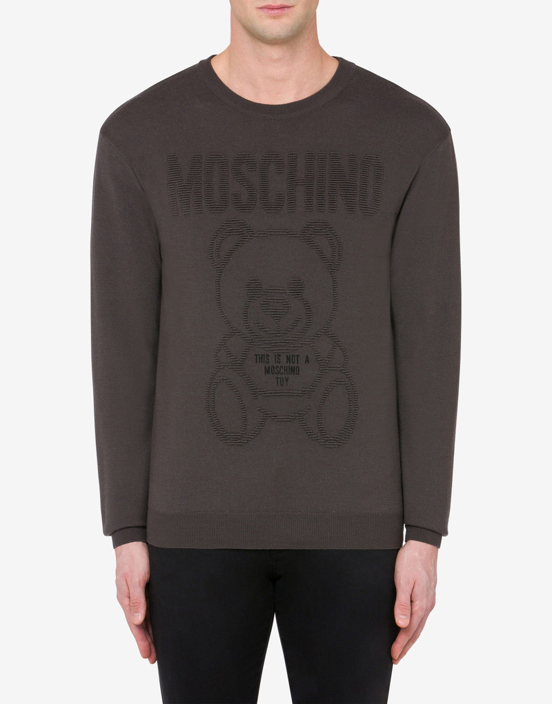 Moschino WOOL MOSCHINO TEDDY BEAR PULLOVER outlook