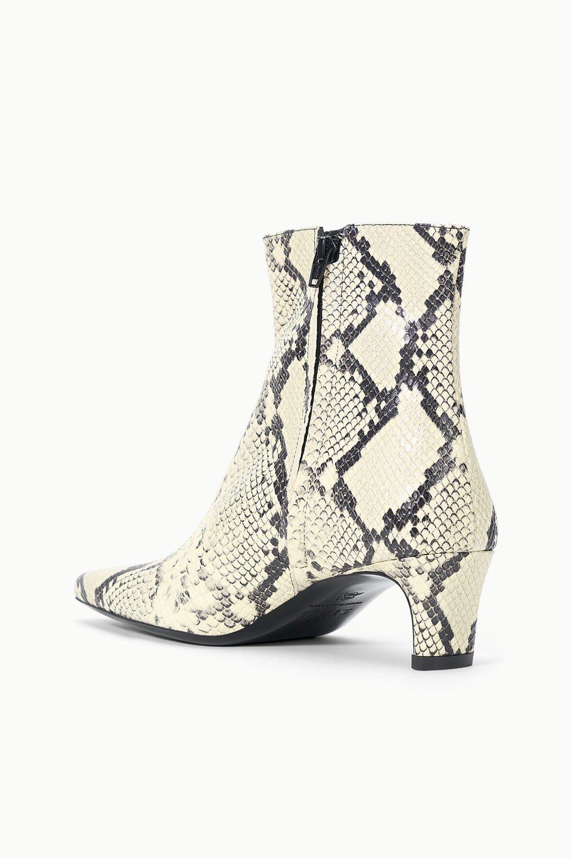 STAUD WALLY ANKLE BOOT WHITE SNAKE - 5