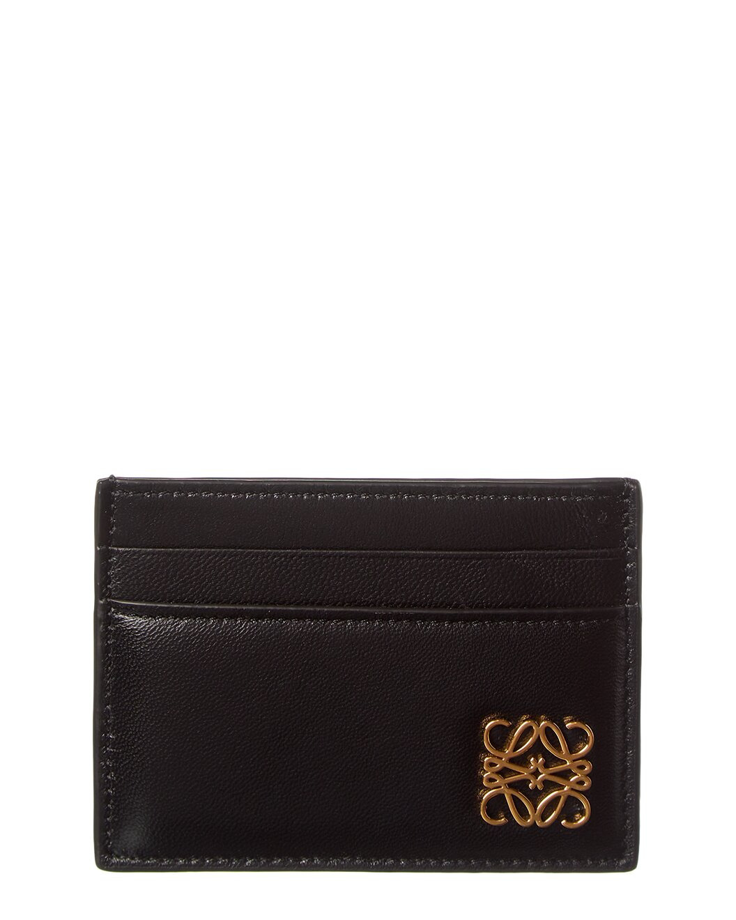 Loewe Anagram Plain Leather Card Holder - 1