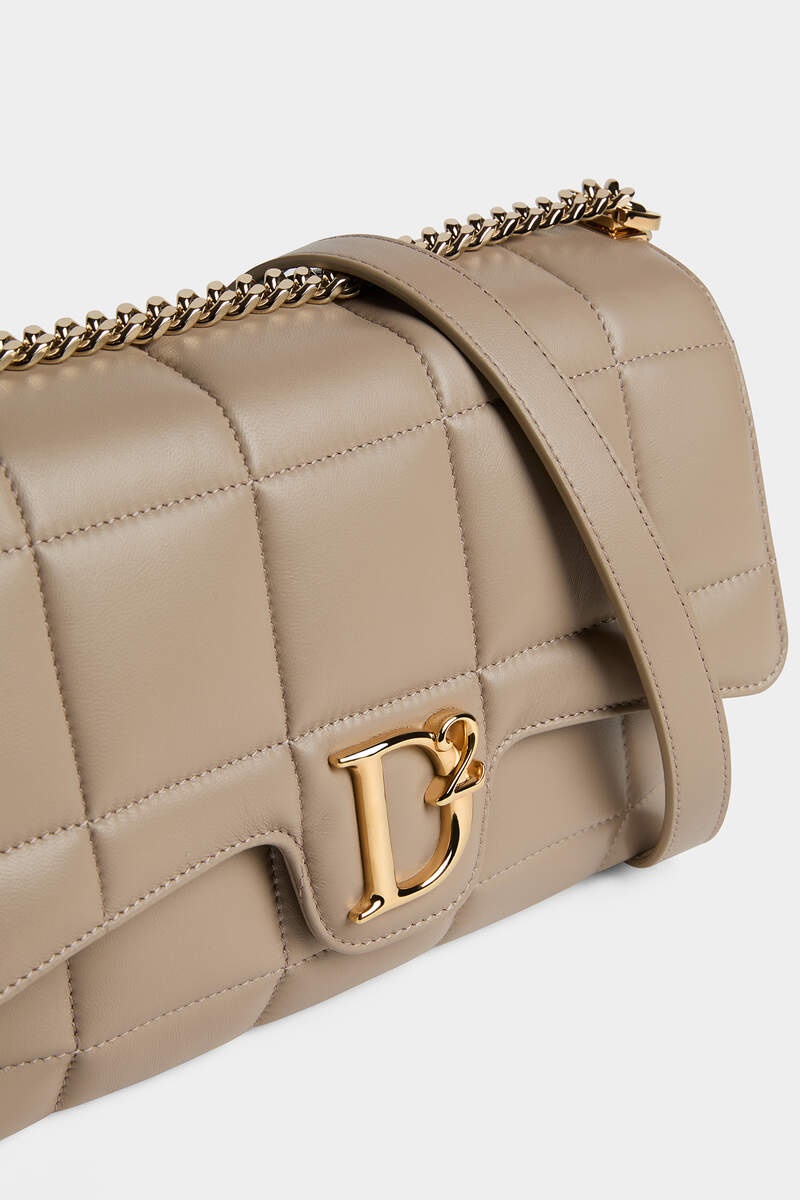 D2 STATEMENT SOFT SHOULDER BAG - 4