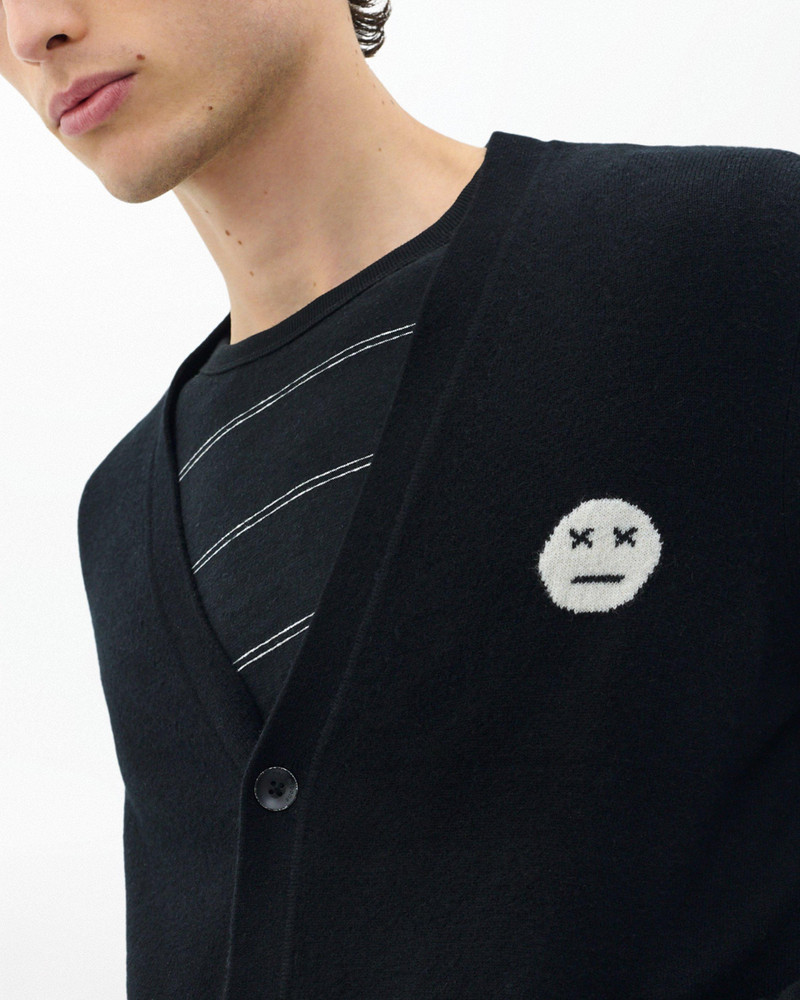 Sour Face Wool Cardigan 4